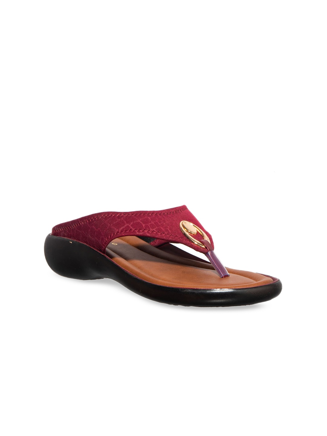 

Khadims Women Red Solid Sandals