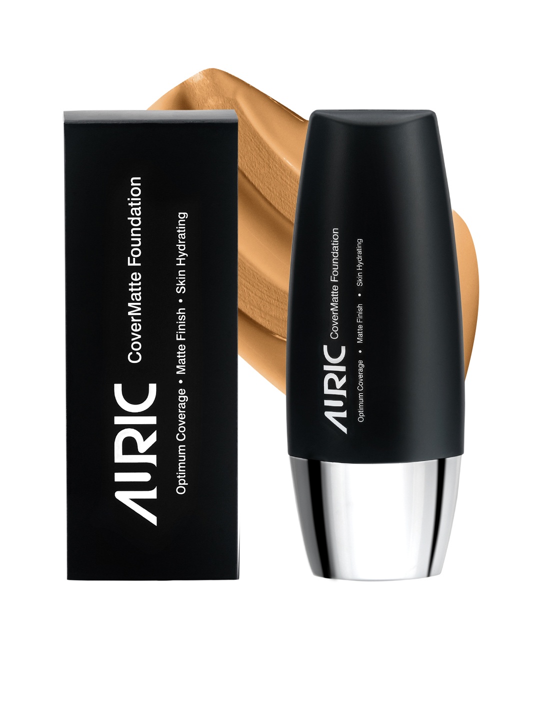 

AURIC Women CoverMatte Foundation Warm Chestnut, Brown