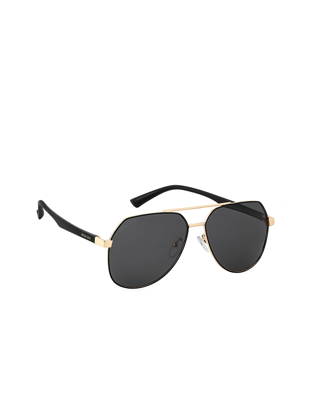 

ROYAL SON Men Aviator Sunglasses, Black