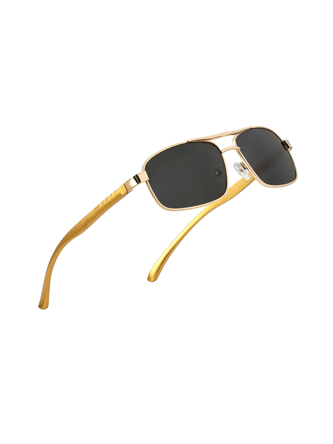 

ROYAL SON Men Rectangle Sunglasses CHI0085-C4, Black
