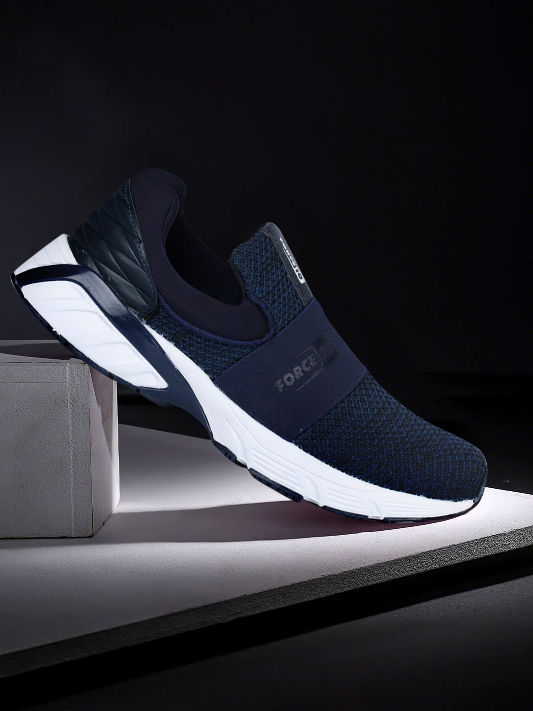 

Liberty Men Navy Blue Walking Shoes