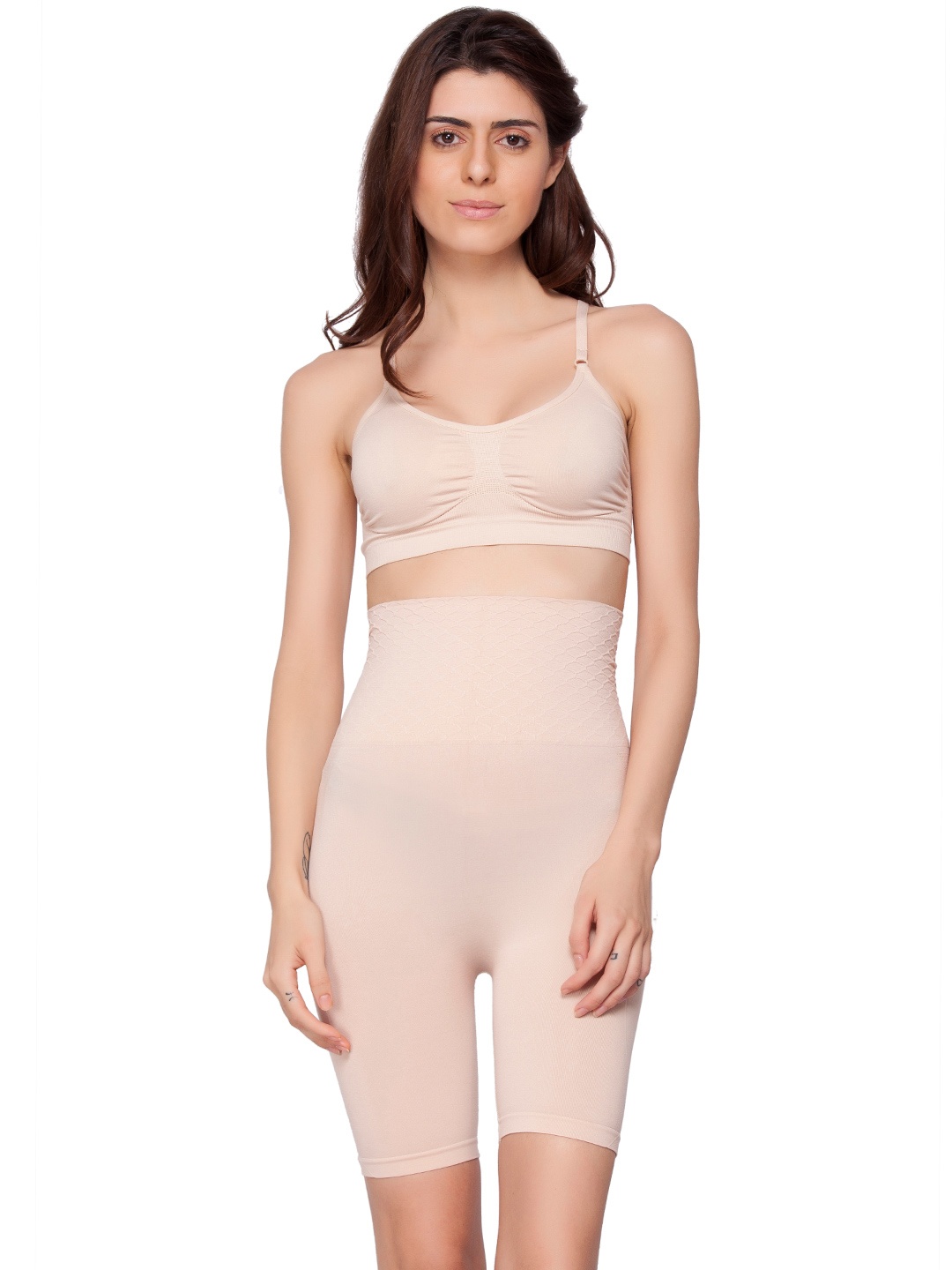 

C9 AIRWEAR Breathable Lightweight Tummy and Thigh Shaper, Nude