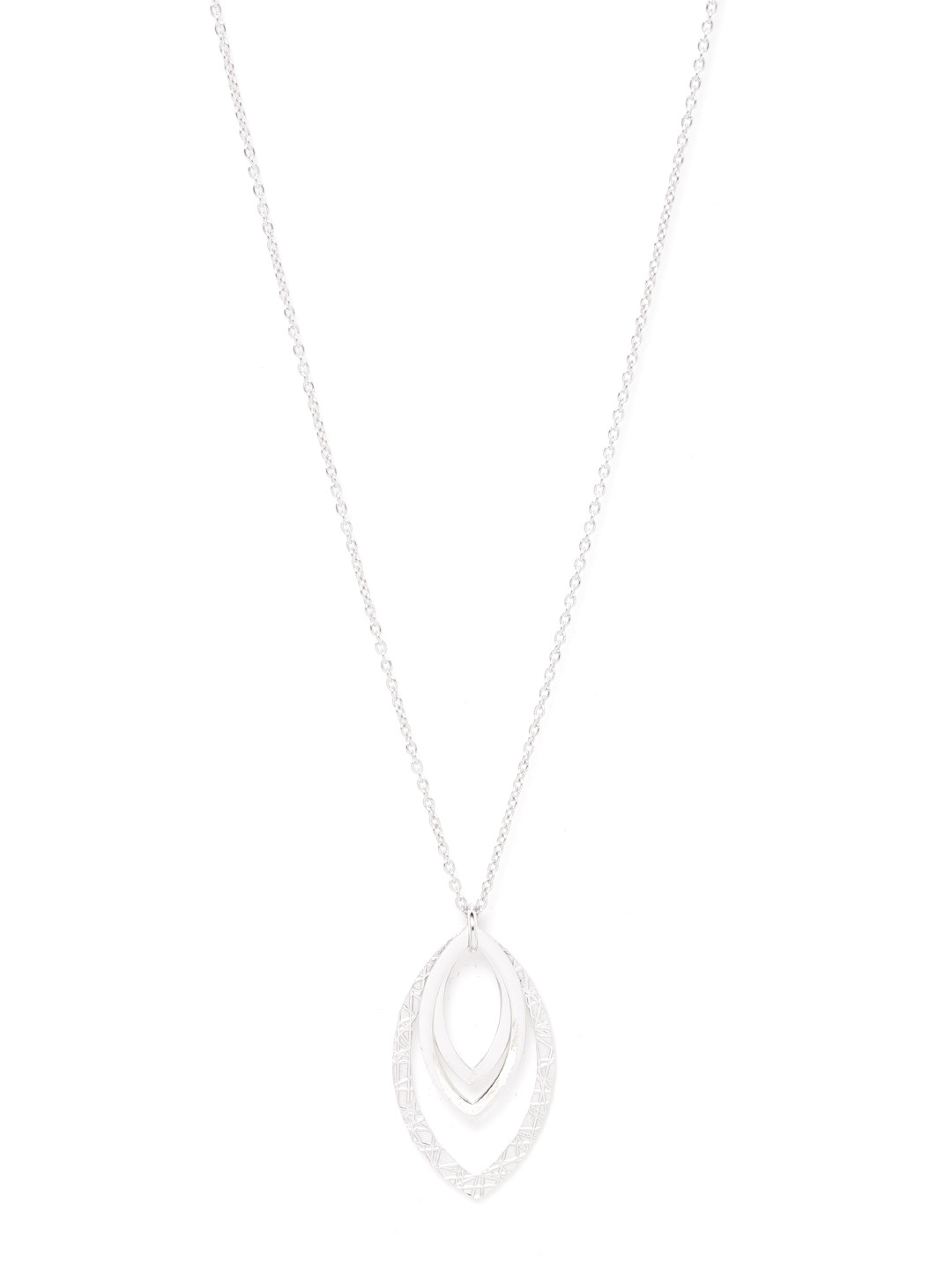 

Carlton London 925 Sterling Silver- Rhodium-Plated Necklace