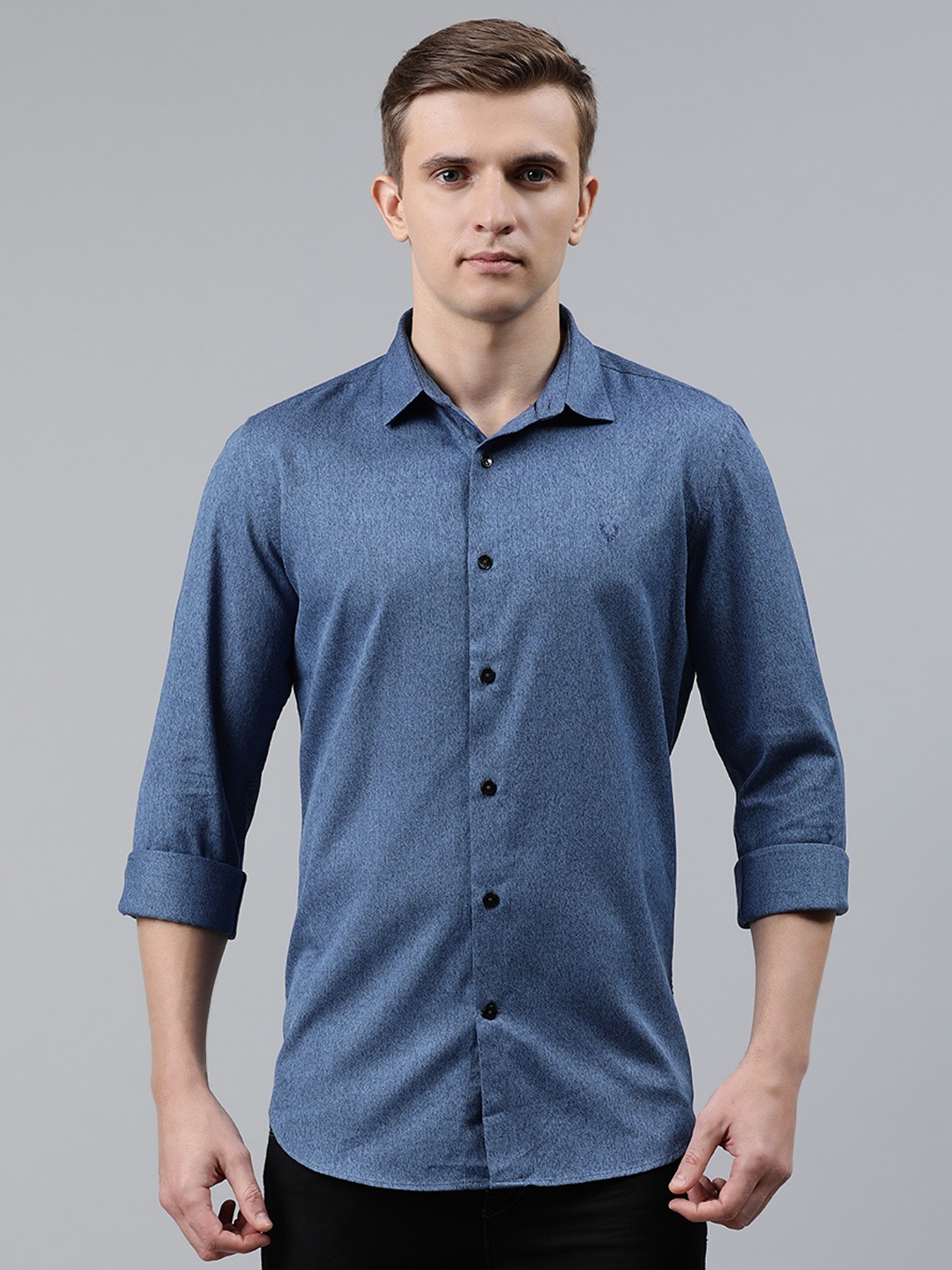

Allen Solly Sport Men Blue Slim Fit Solid Casual Shirt