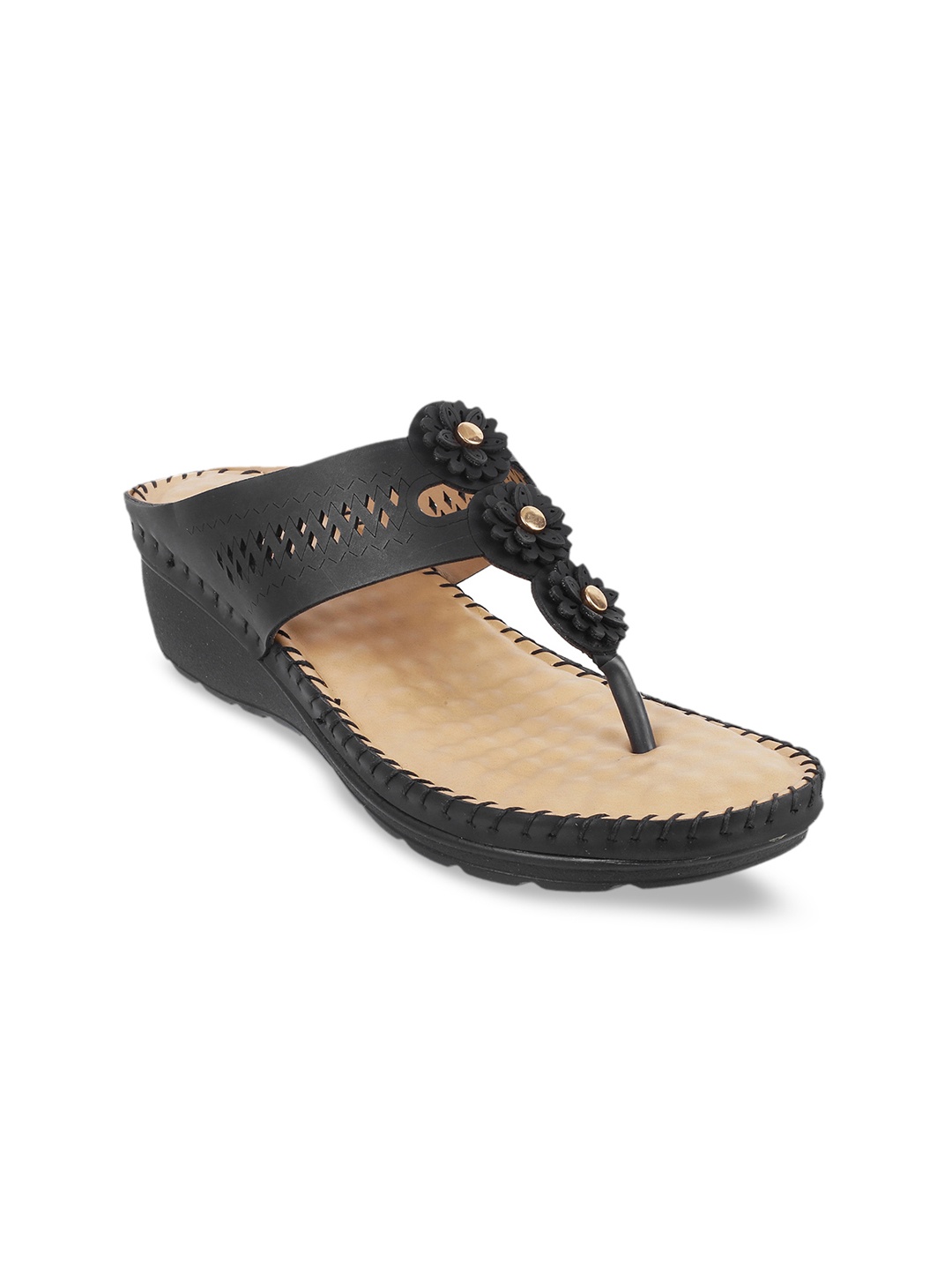 

Metro Women Black Embellished Heels