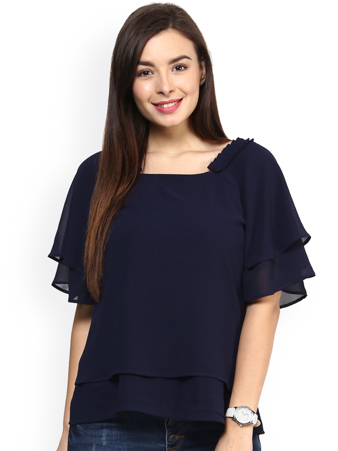 

RARE Navy Top, Navy blue