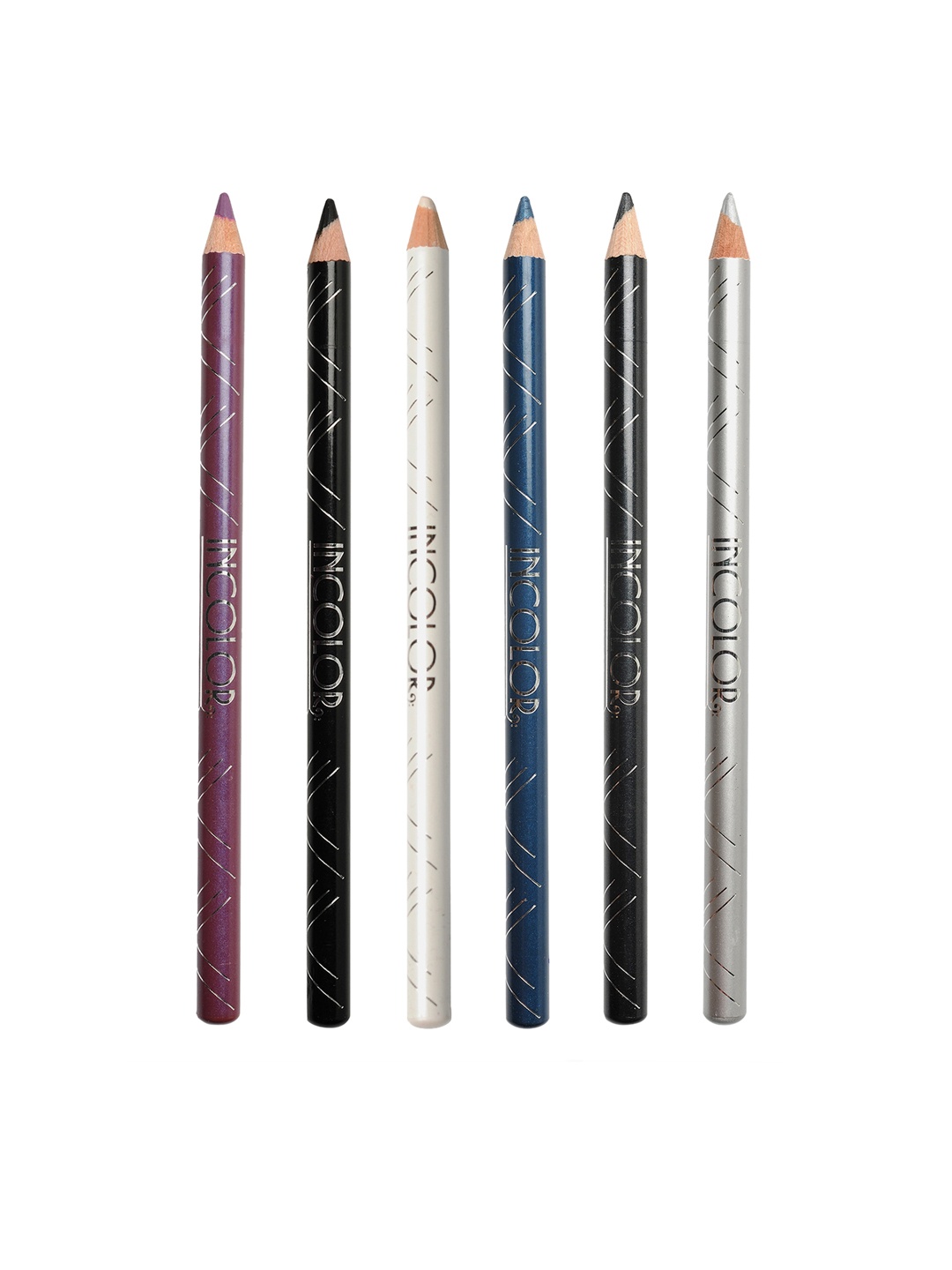 

INCOLOR Pack Of 6 Intense Longwear Eye Pencils, Multi
