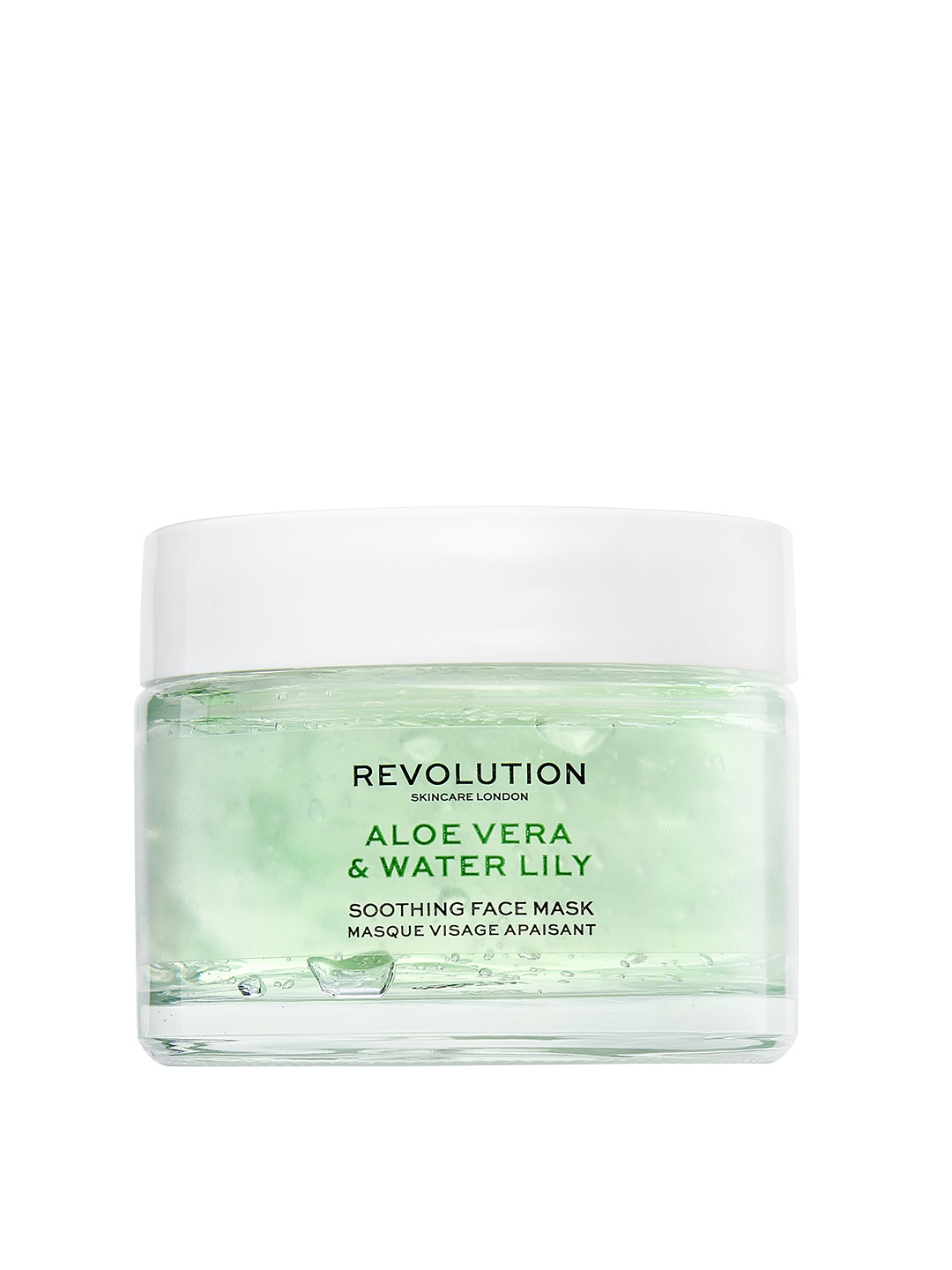 

Makeup Revolution London Aloe Vera & Water Lily Soothing Face Mask 50 ml, White