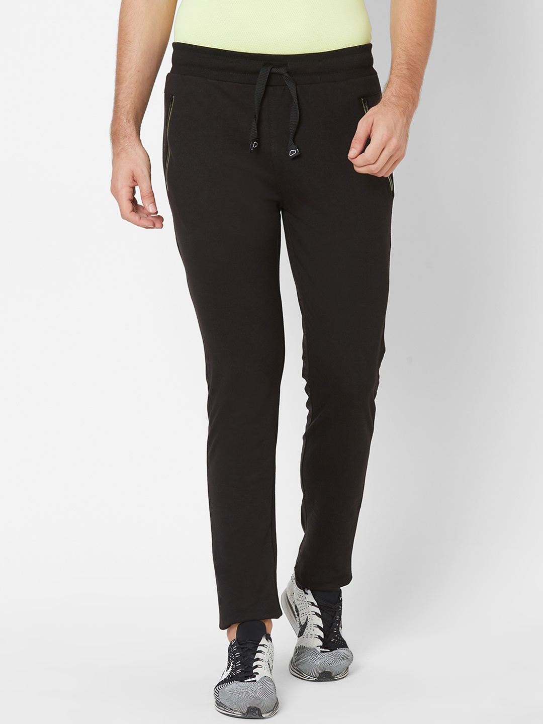 

Sweet Dreams Men Black Slim-Fit Solid Track Pants