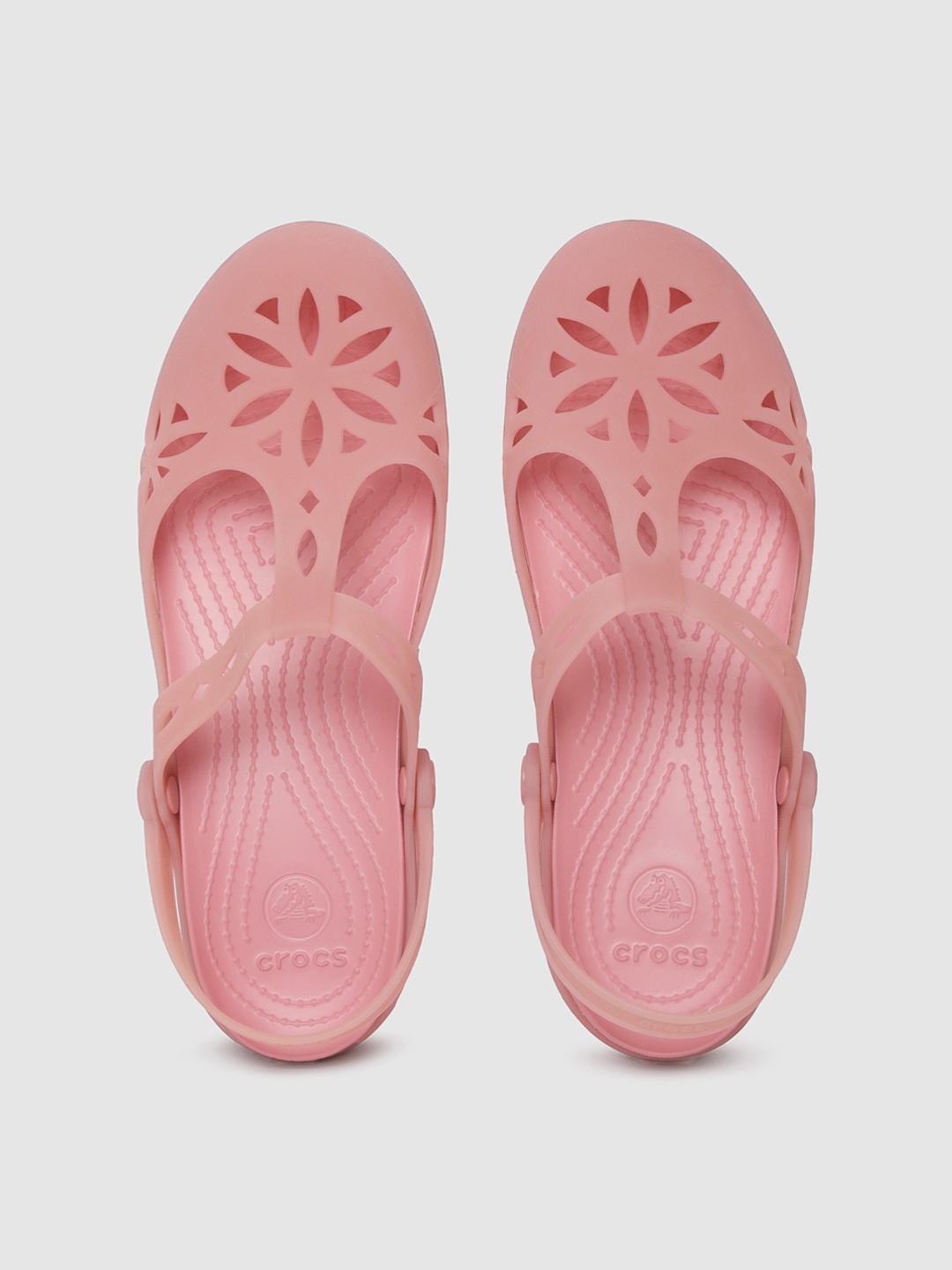 

Crocs Women Pink Solid Flats