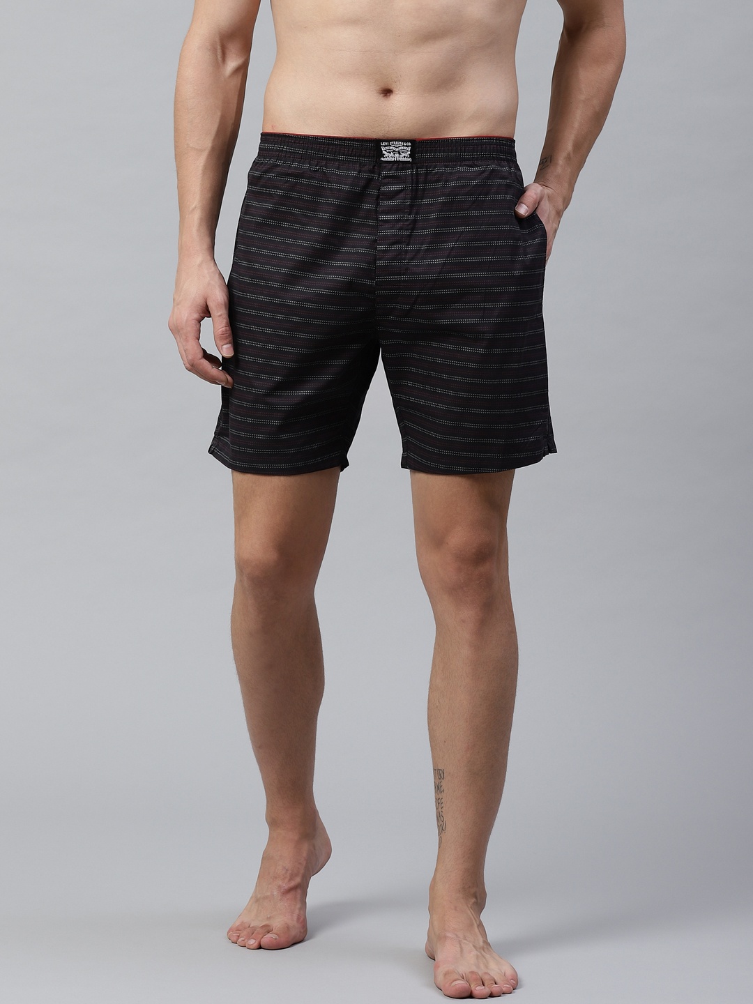 

Levis Men Assorted Striped Pure Cotton Boxers #023-BOXER SHORTS