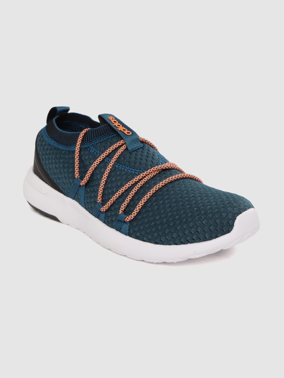 

ADIDAS Men Teal Green Woven Design Rey Running Shoes