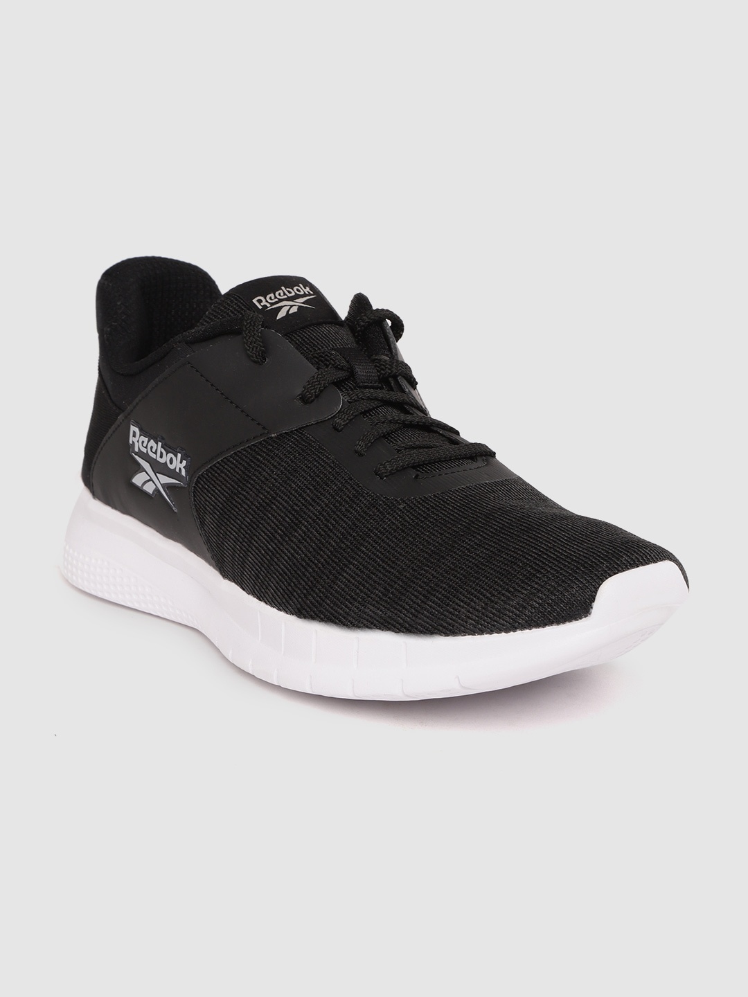 

Reebok Men Black Woven Design Genesis Running Shoes