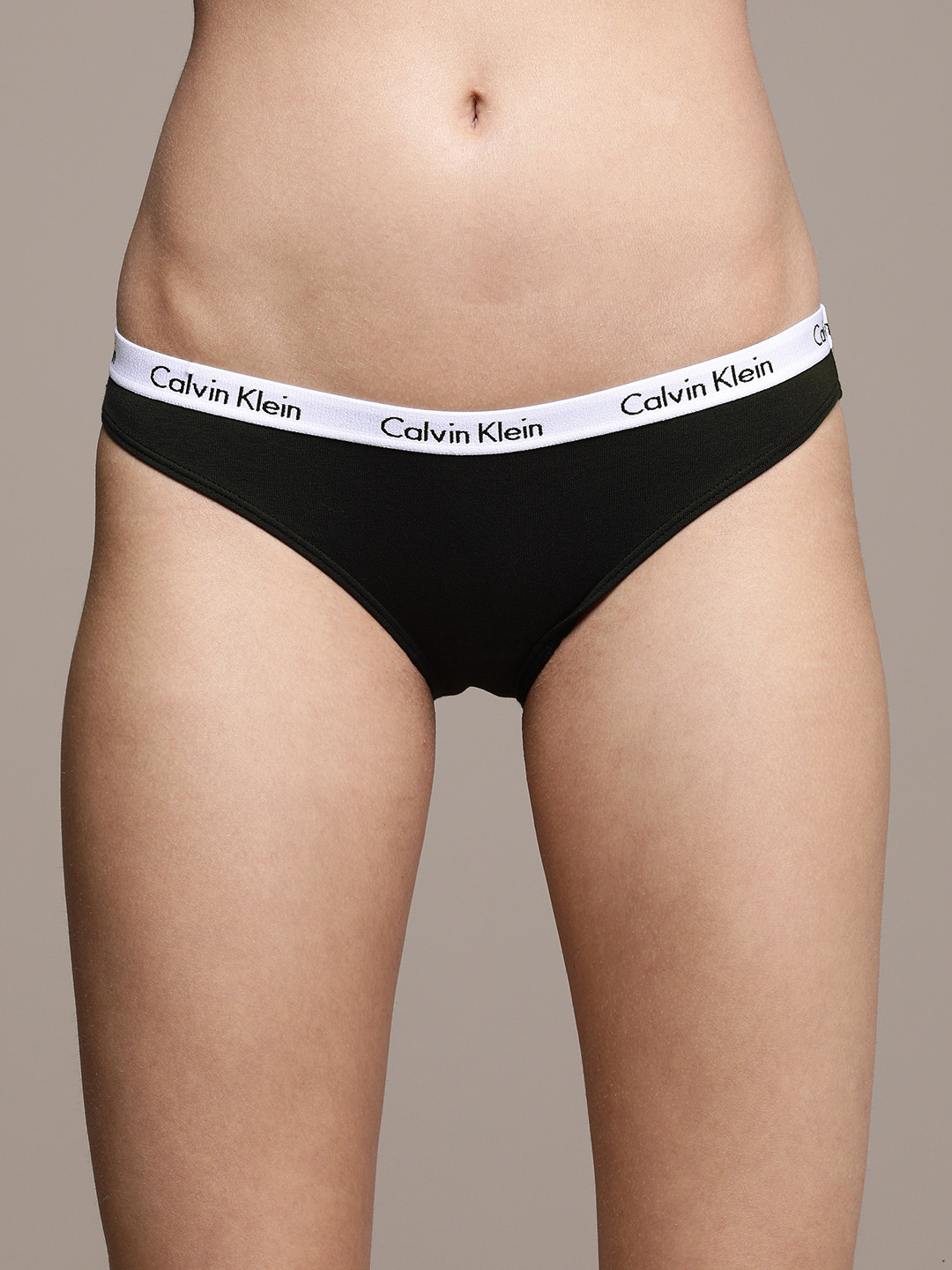 

Calvin Klein Underwear Carousel Collection Women Black Solid Bikini Briefs D1618D001