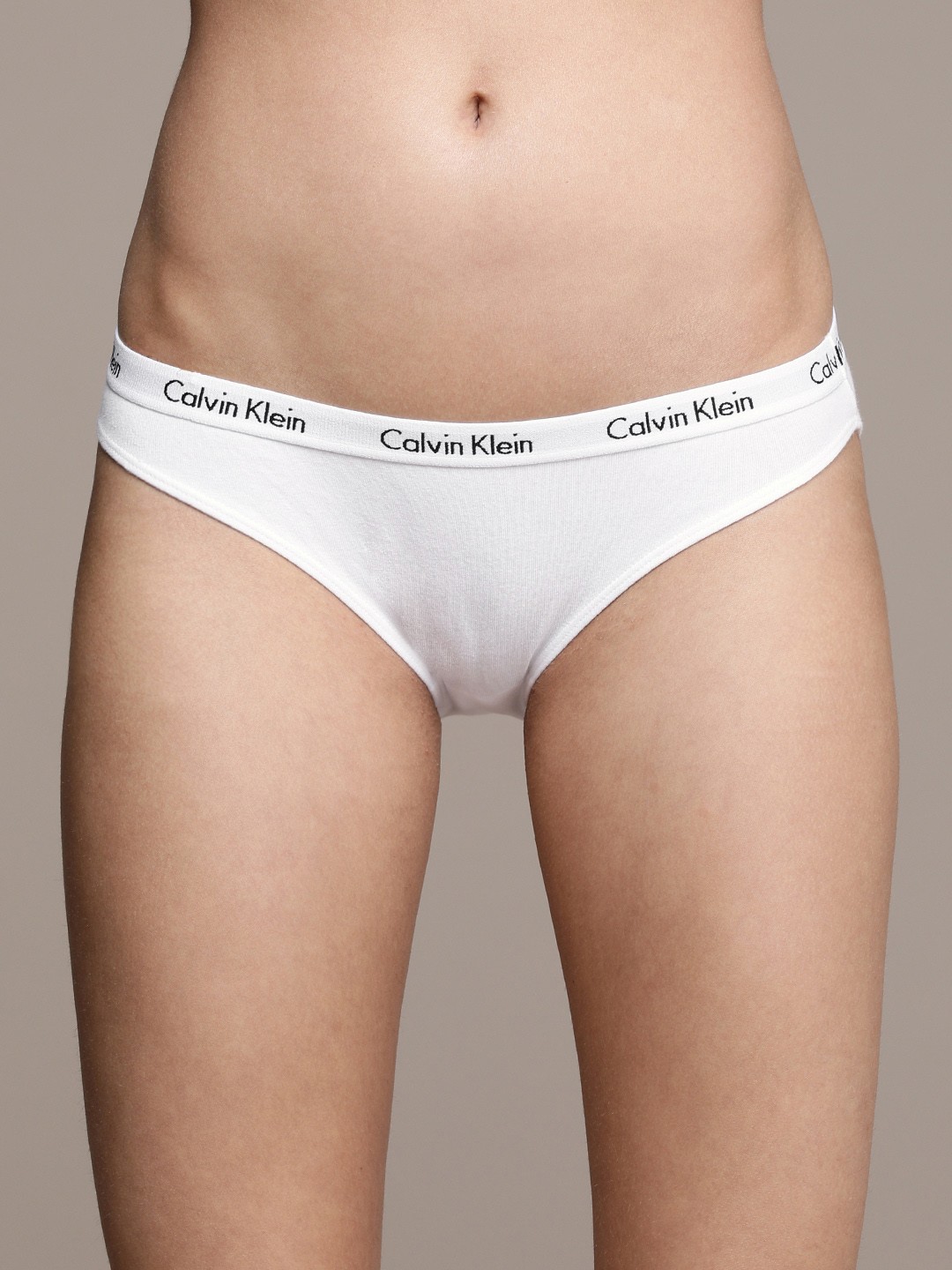 

Calvin Klein Underwear Carousel Collection Women White Solid Bikini Briefs D1618D100