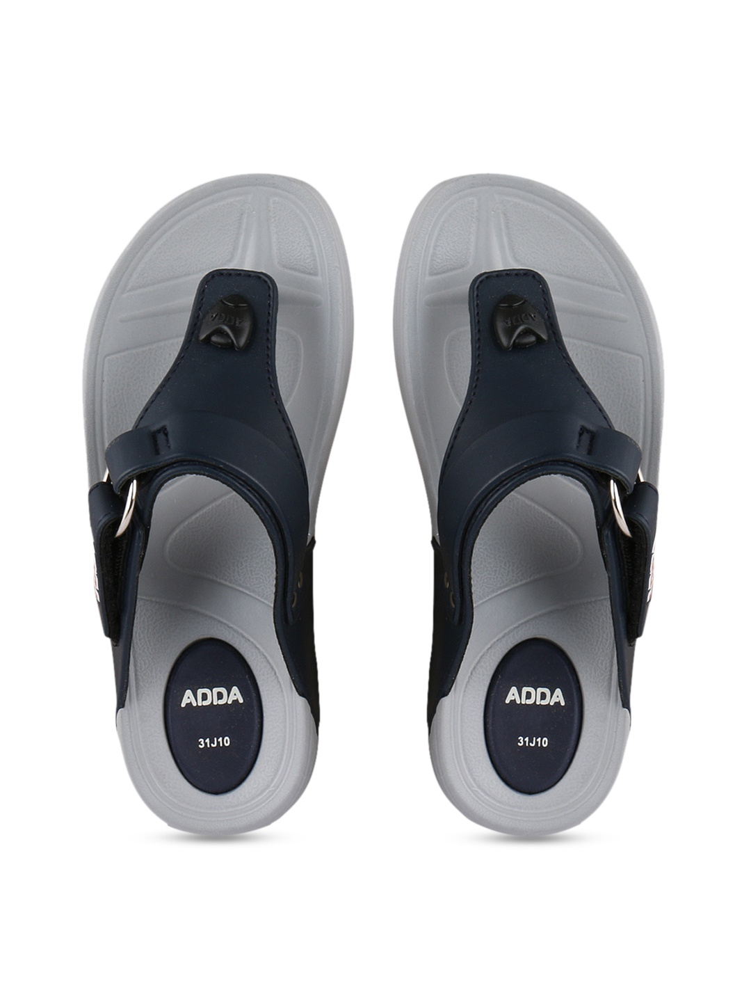 

Adda Women Navy Blue Solid Thong Flip-Flops