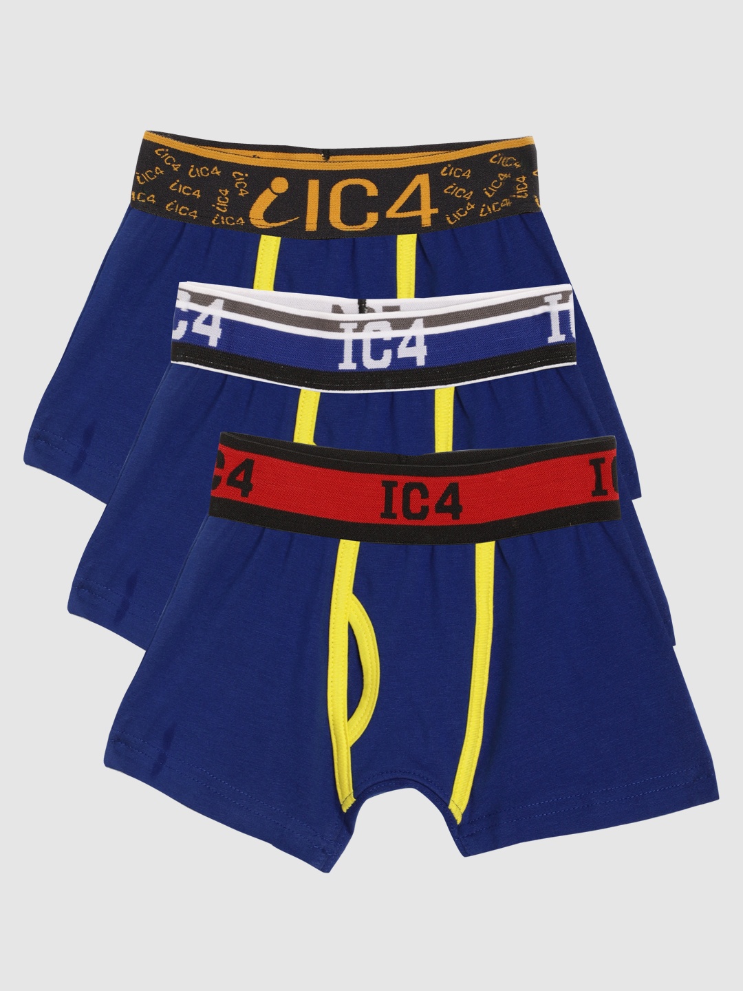 

IC4 Boys Pack of 3 Classic Trunks 0KMT-R510P3, Blue