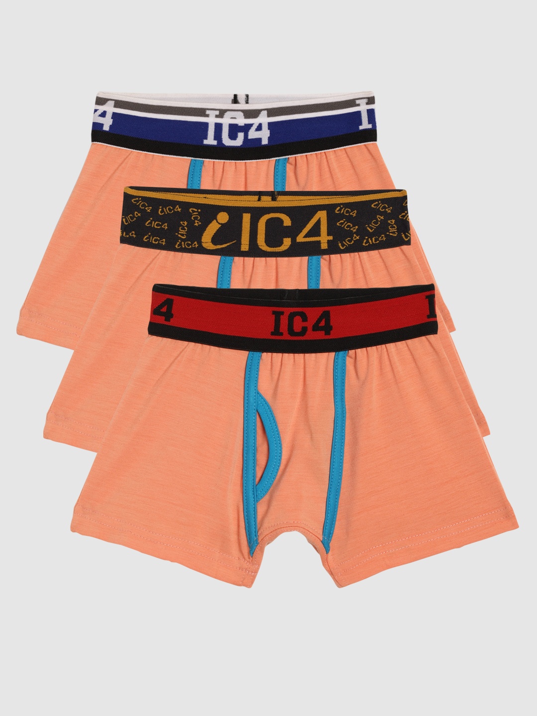 

IC4 Boys Pack of 3 Classic Trunks 0KMT-O510P3, Orange
