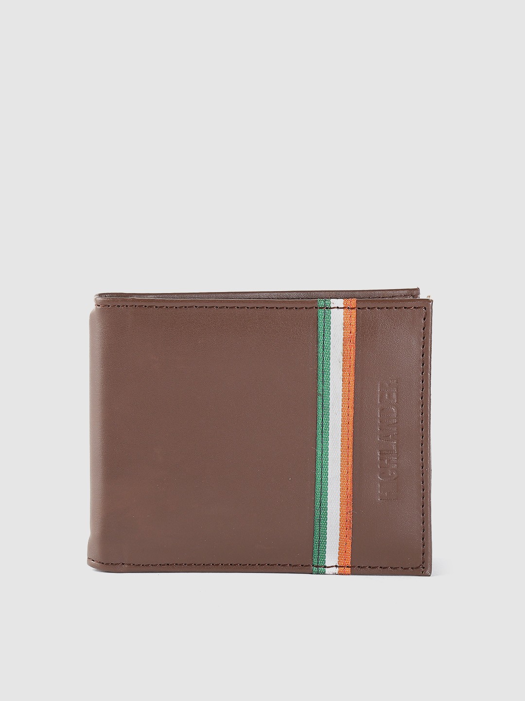 

HIGHLANDER Men Brown Solid Money Clip