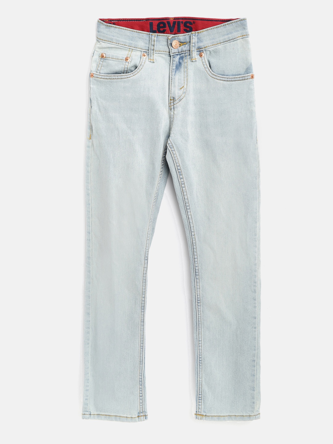 

Levis Boys Blue 511 Slim Fit Mid-Rise Clean Look Stretchable Jeans
