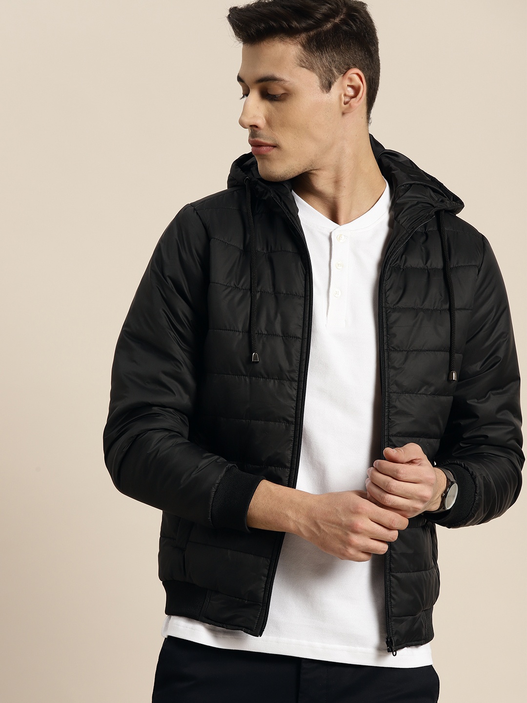 

INVICTUS Hooded Padded Jacket, Black