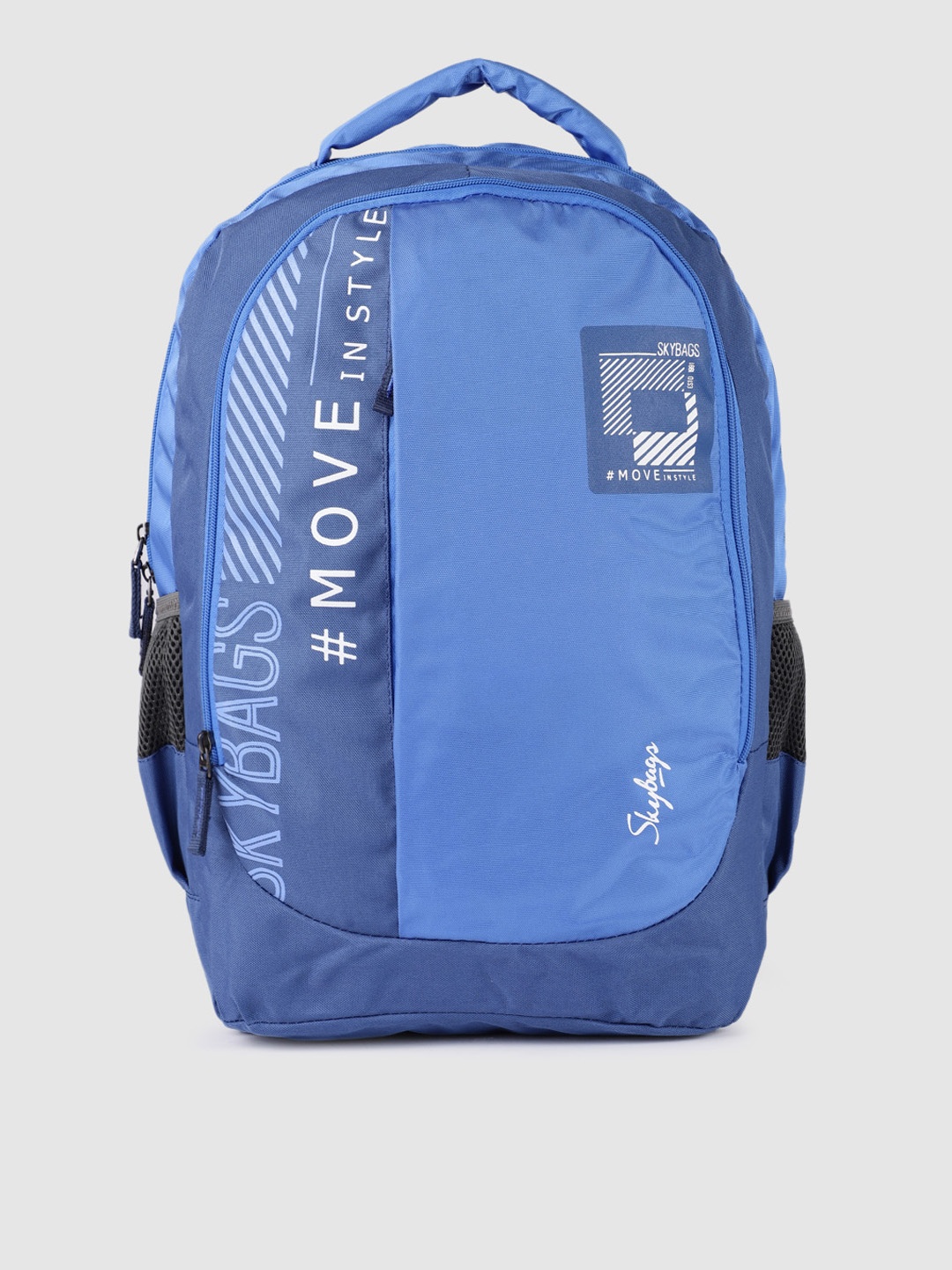 

Skybags Unisex Blue Graphic Backpack
