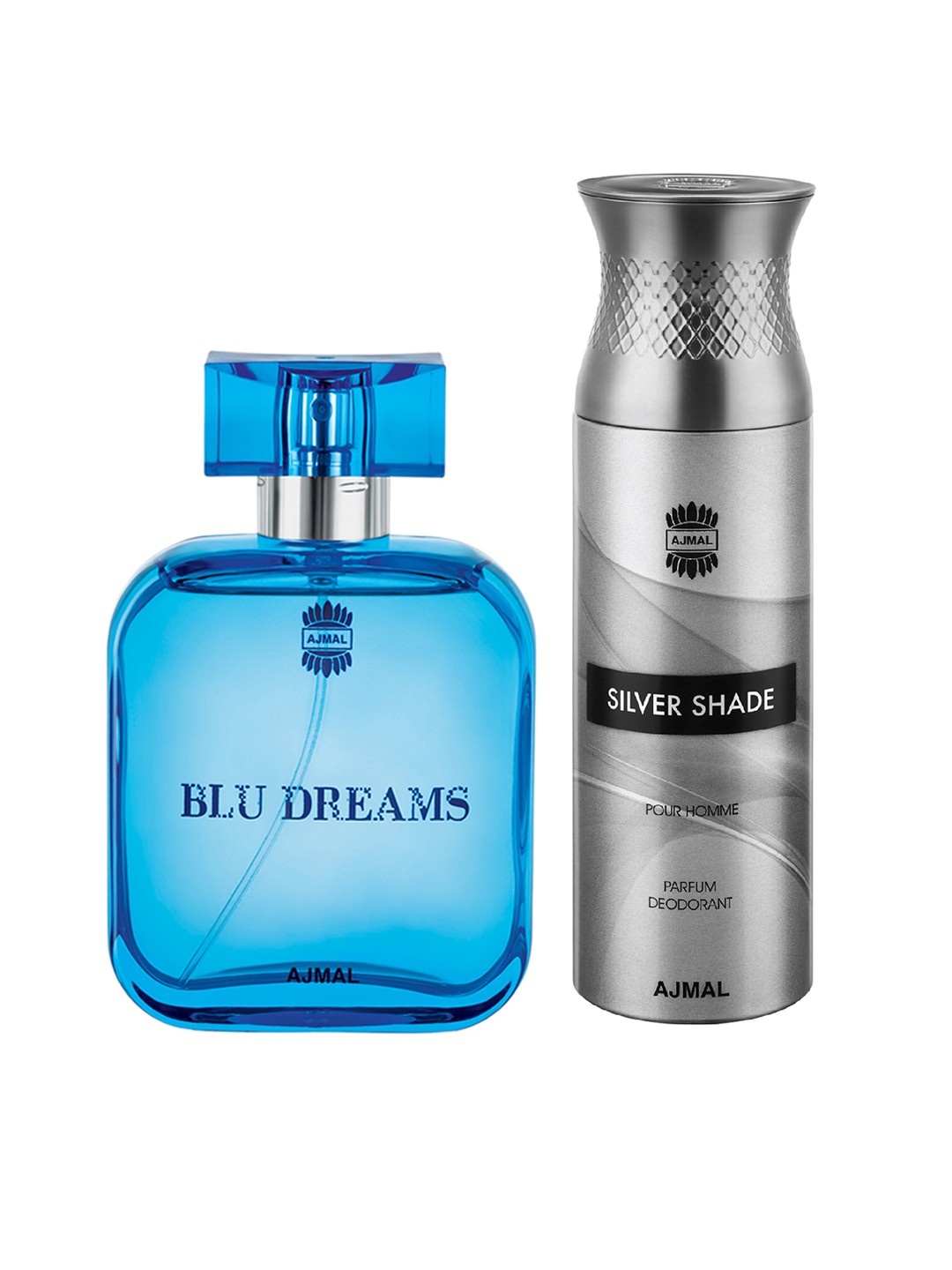 

Ajmal Men Set Of Perfume & Deodorant, Blue