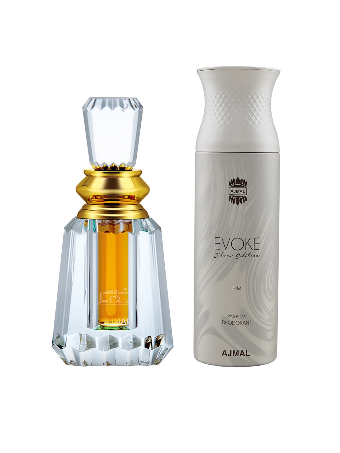 

Ajmal Men Set Of Perfume & Deodorant, Gold