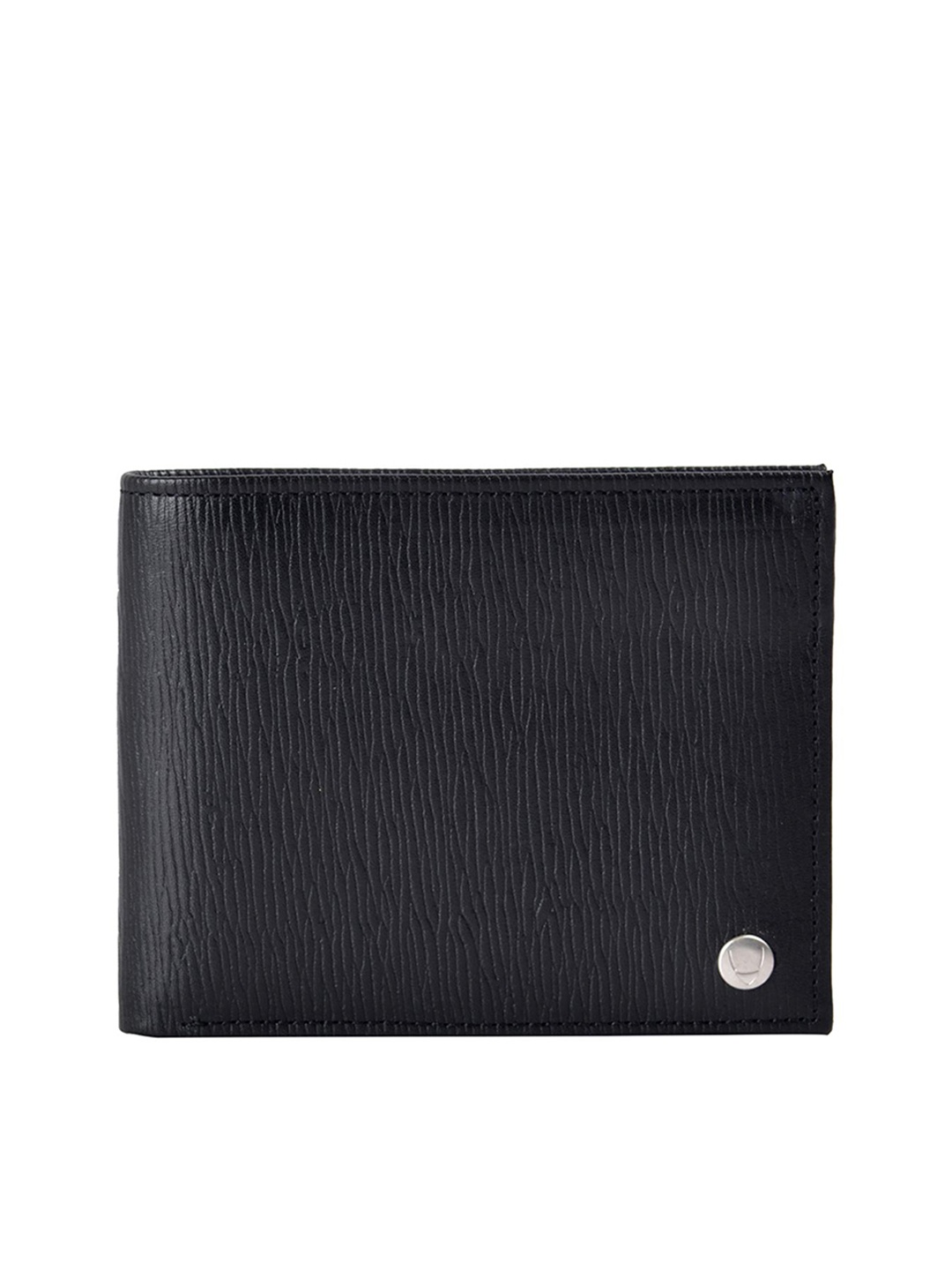 

Hidesign Men Black Solid Two Fold Wallet