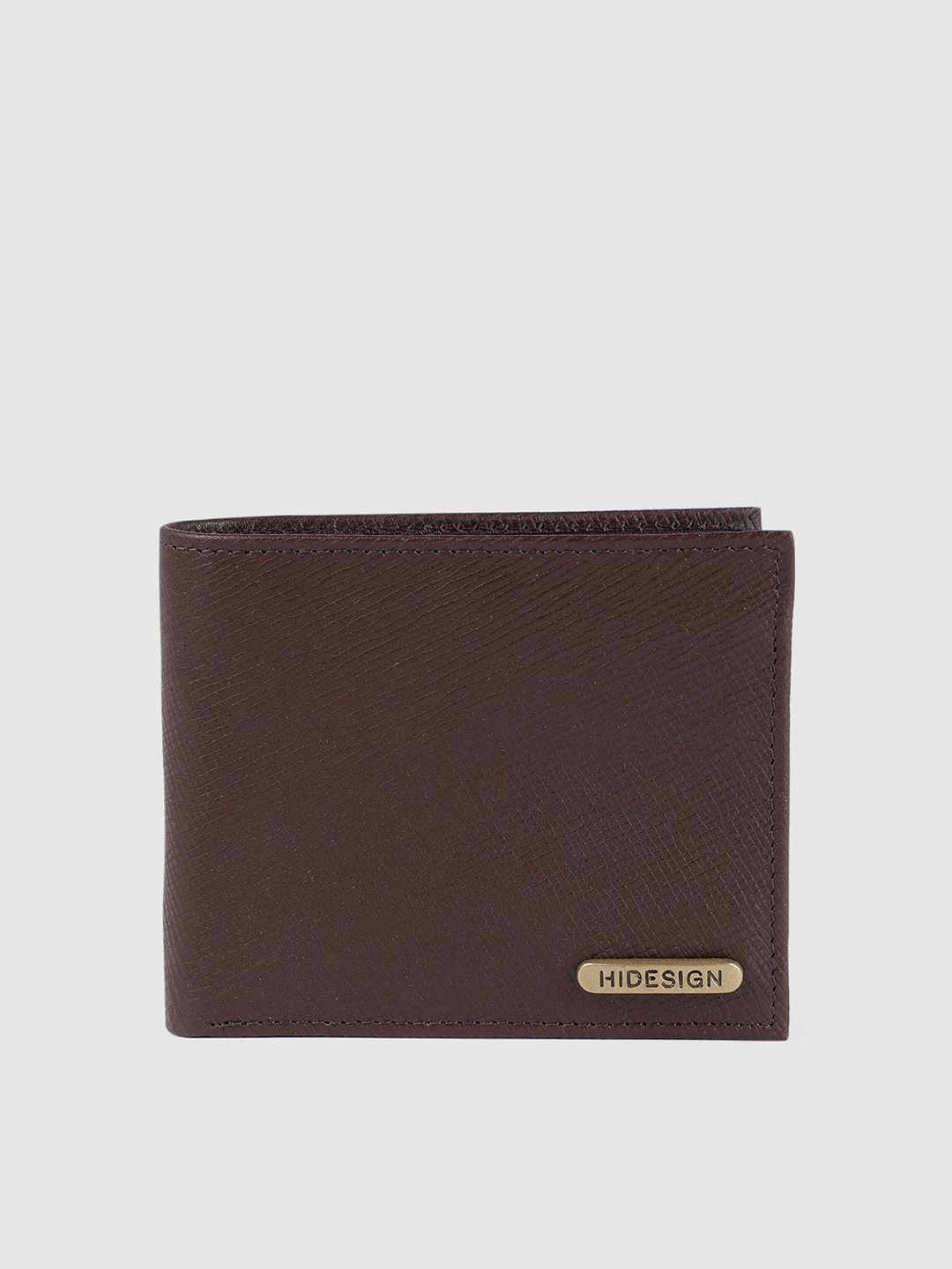 

Hidesign Men Brown Solid Two Fold Wallet
