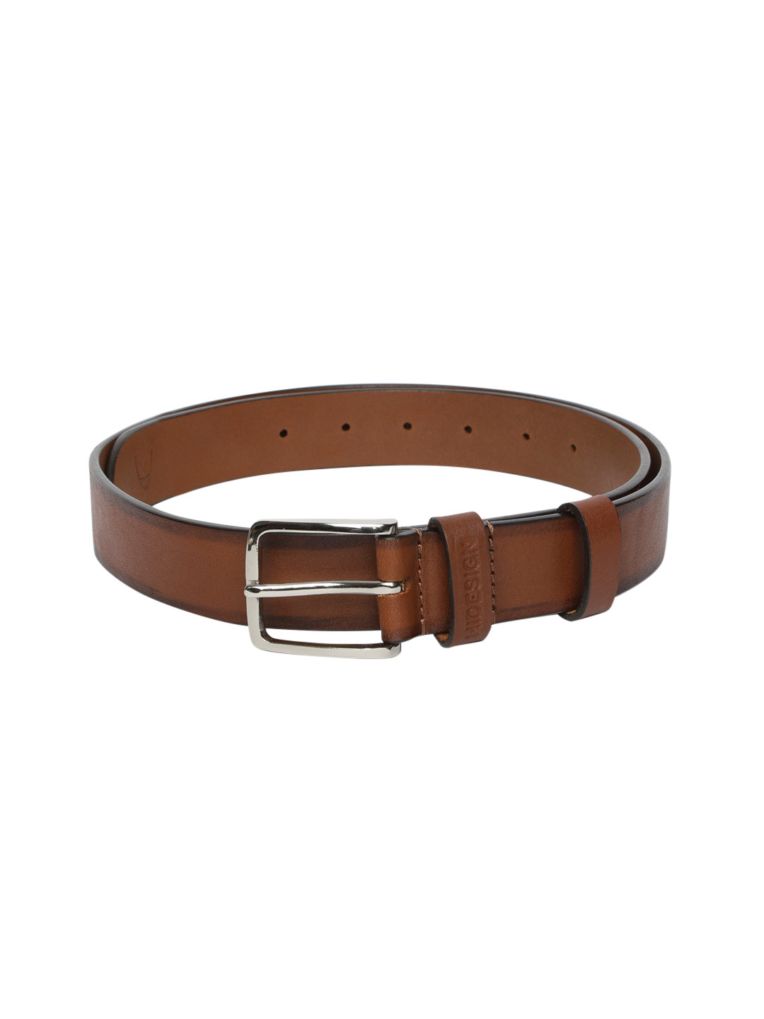 

Hidesign Men Tan Brown Solid Leather Belt