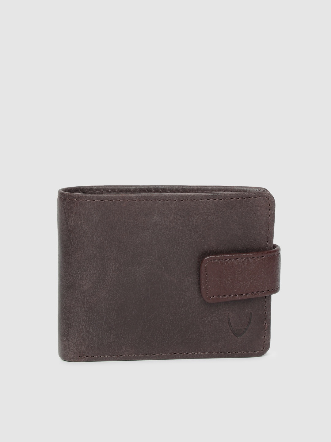 

Hidesign Men Brown Solid Two Fold Leather Wallet