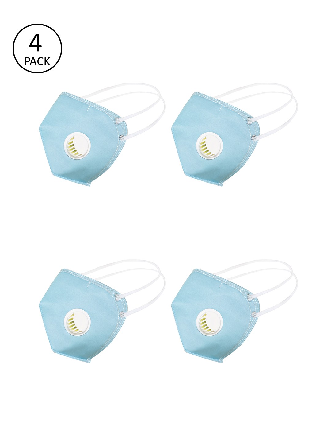 

JS Care Kids Pack Of 4 6 Ply N95 Protective Outdoor Mask, Blue