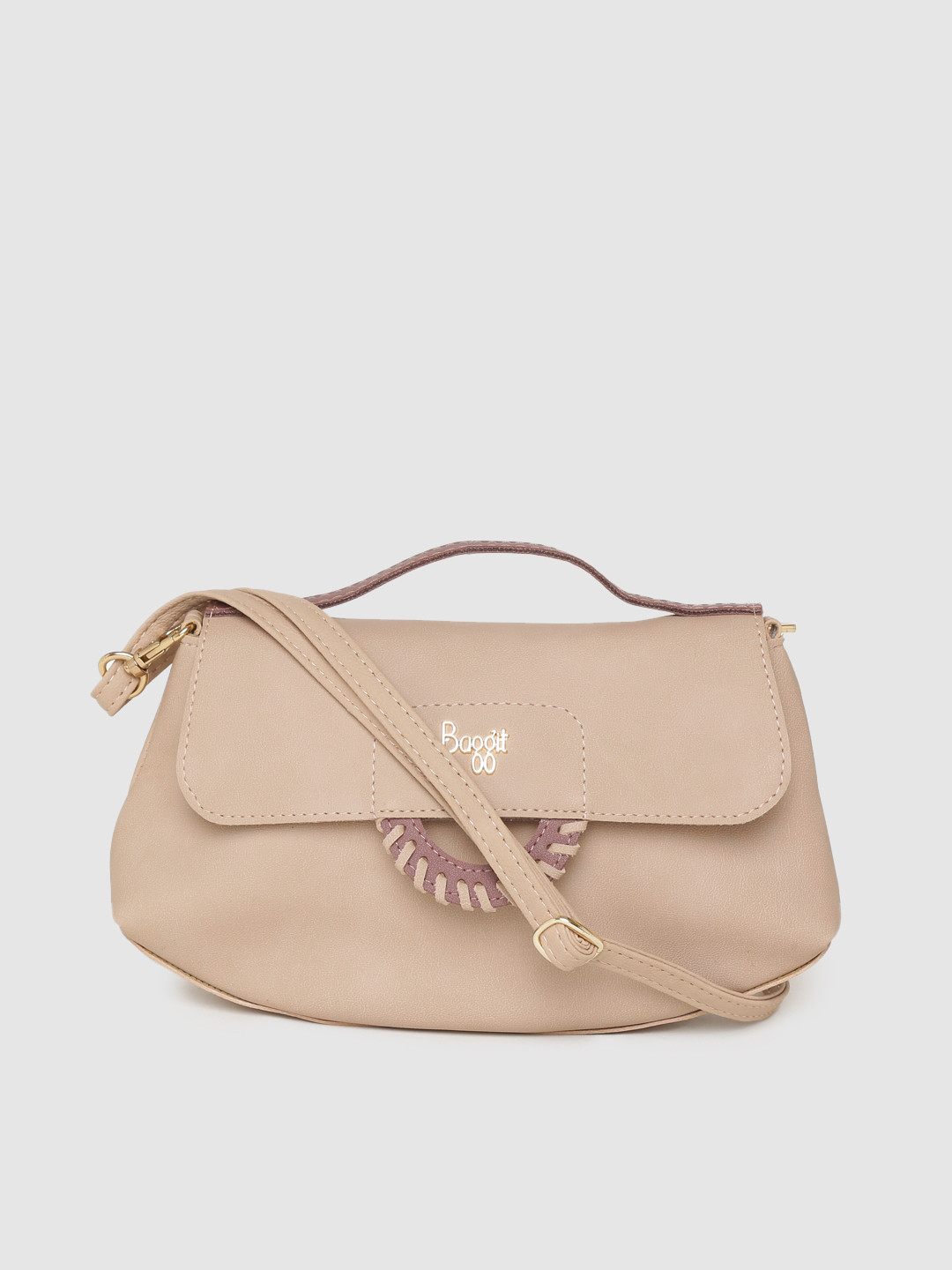 

Baggit Pink Solid Satchel