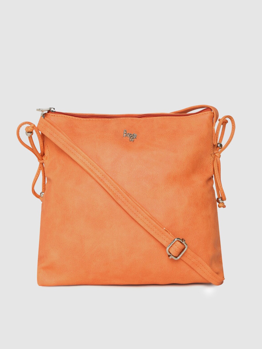 

Baggit Orange Solid Sling Bag