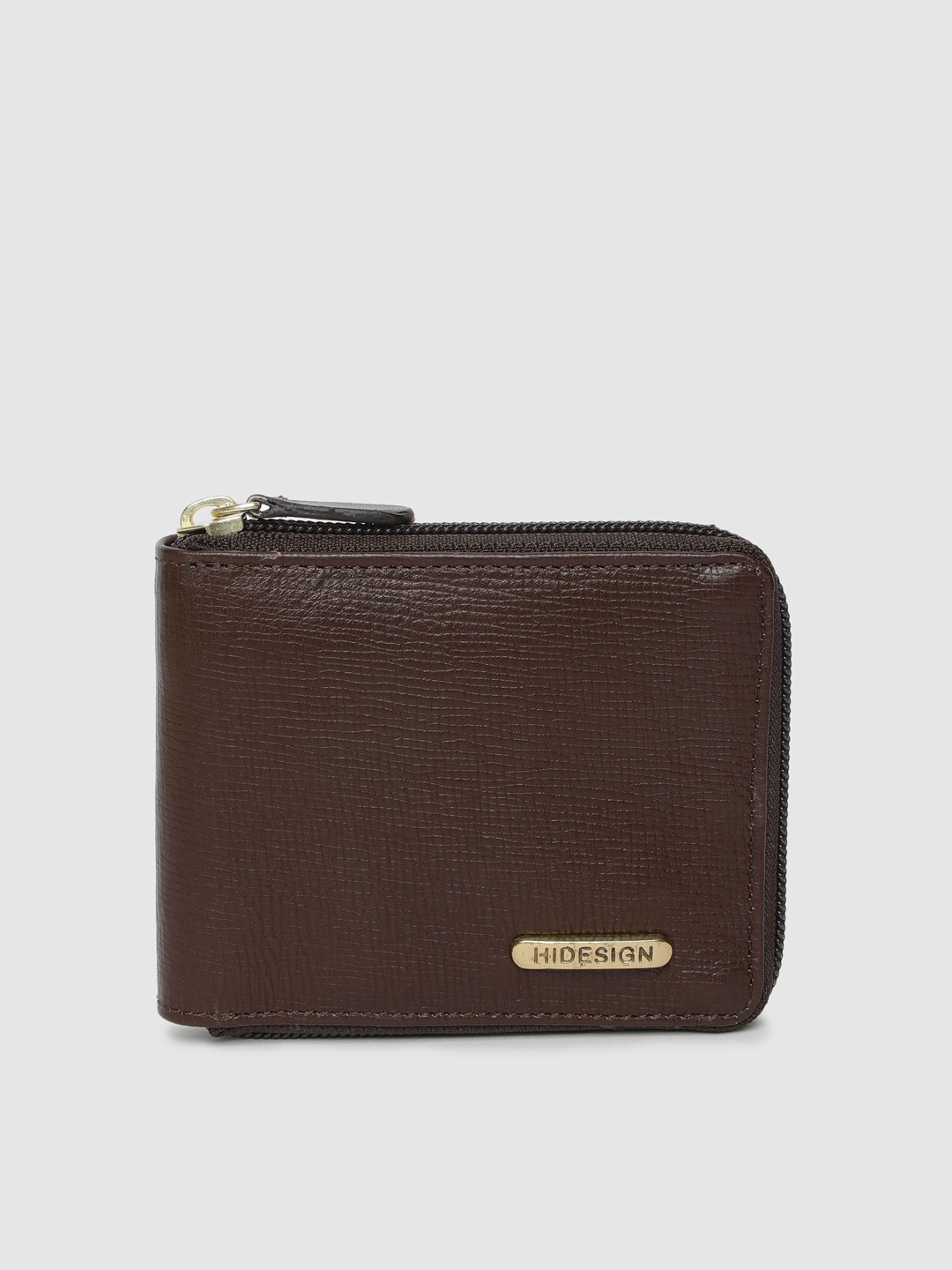 

Hidesign Men Brown Solid Manhattan Leather Two Fold Wallet