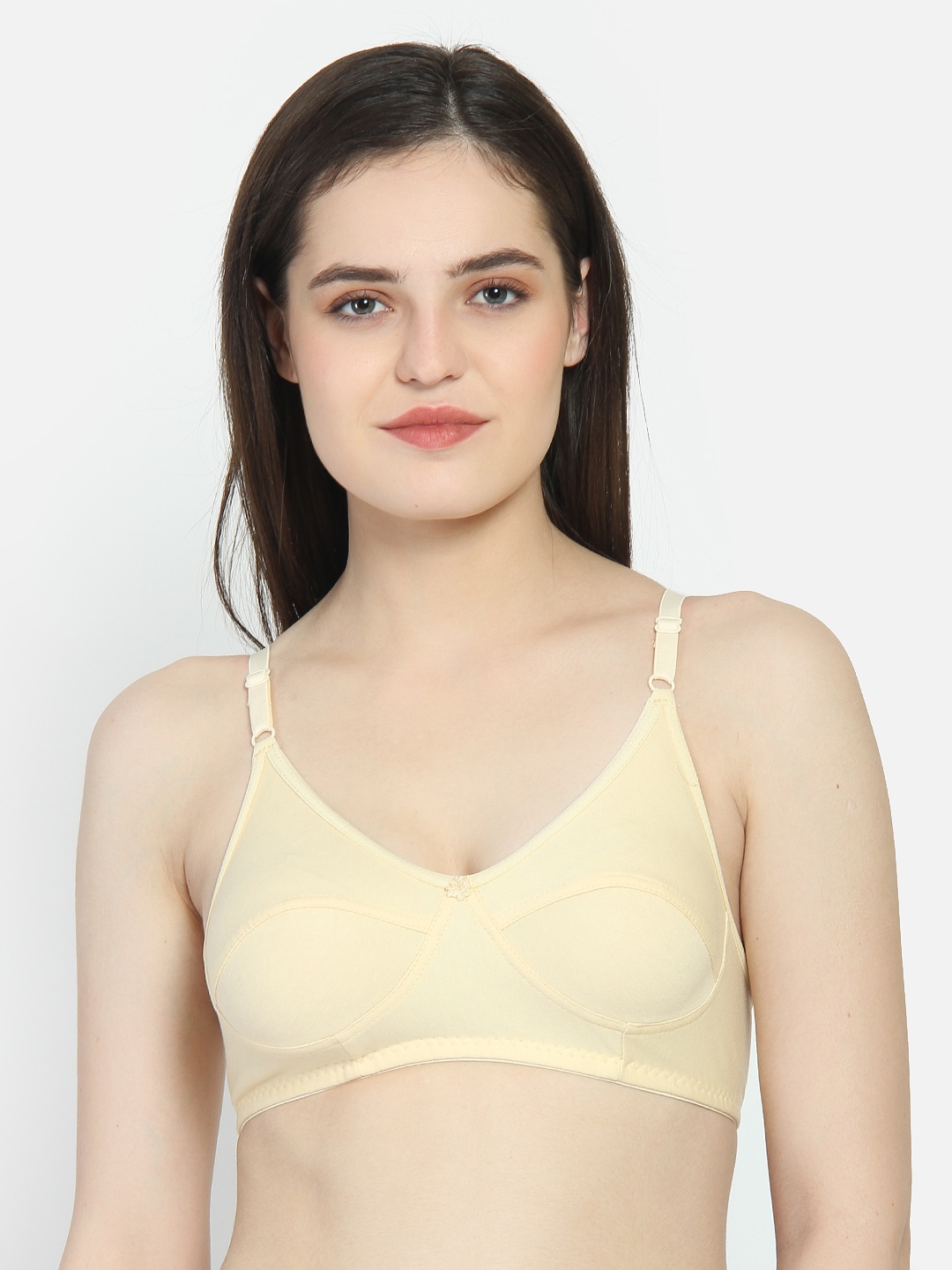 

Innocence Beige Solid Non-Wired Non Padded Everyday Bra BBAPLIN90128