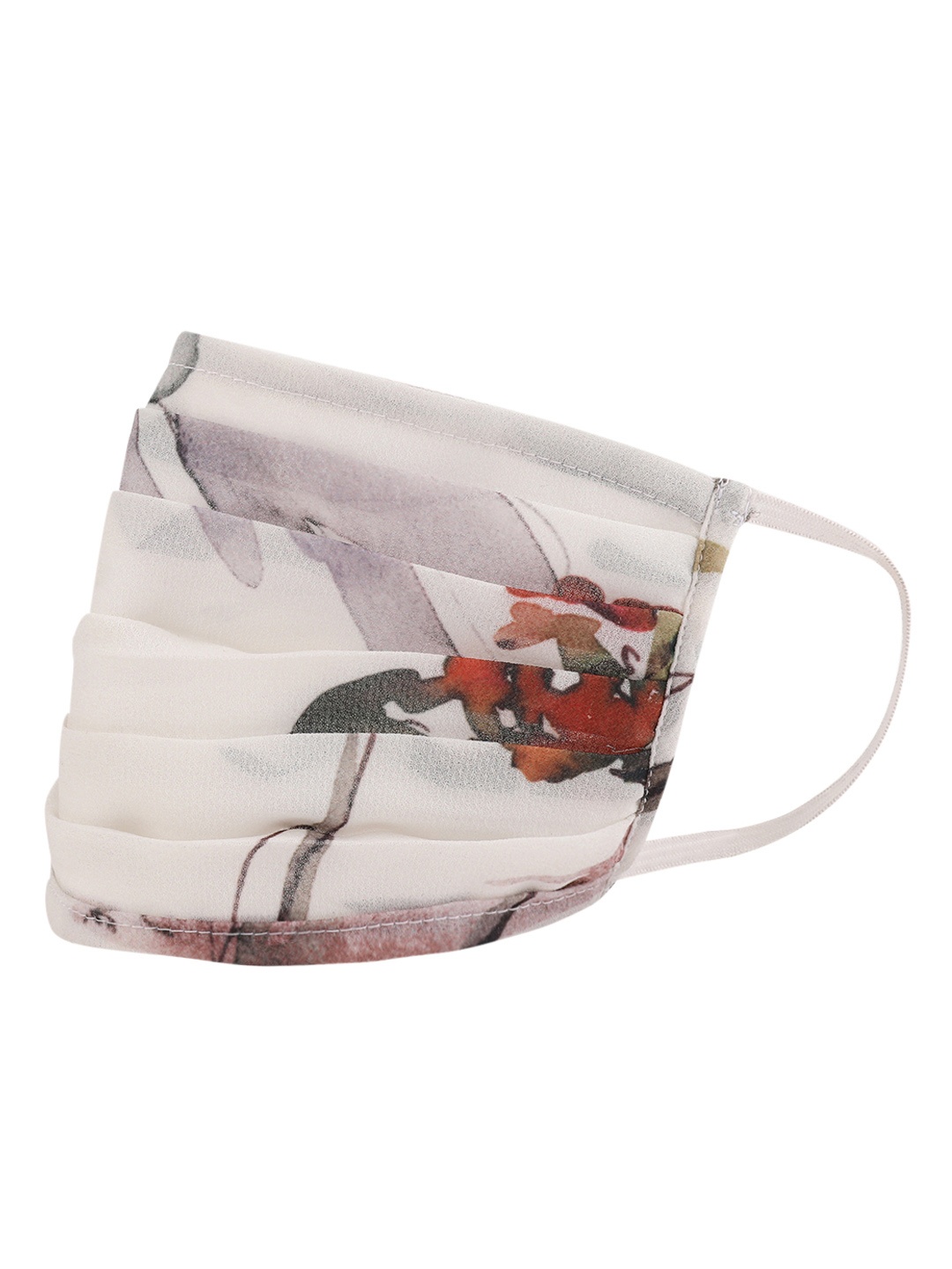 

Kazo Adults White & Red Printed 2 Ply Reusable Face Mask