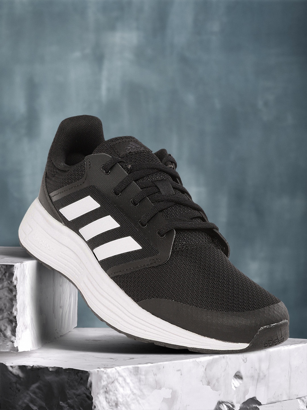 

ADIDASWomen Black Woven Design Galaxy 5 Running Shoes