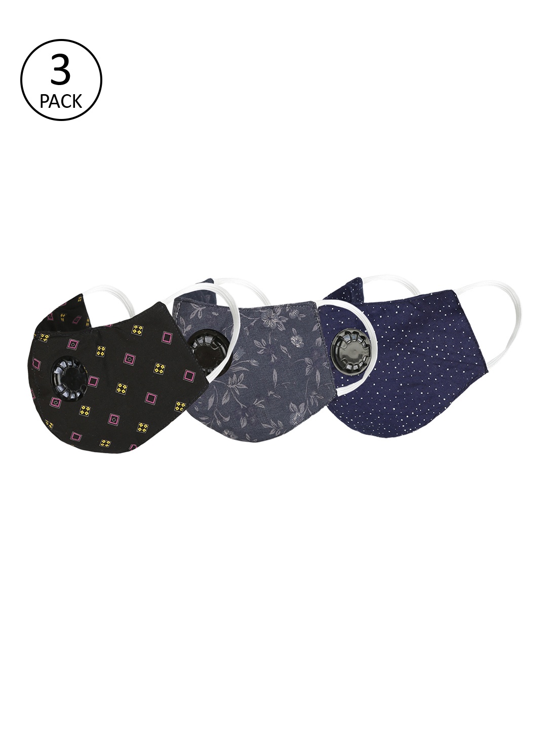 

Balista Unisex Pack of 4 Pcs Assorted Reusable 4-Ply Protective Outdoor Masks With Valve