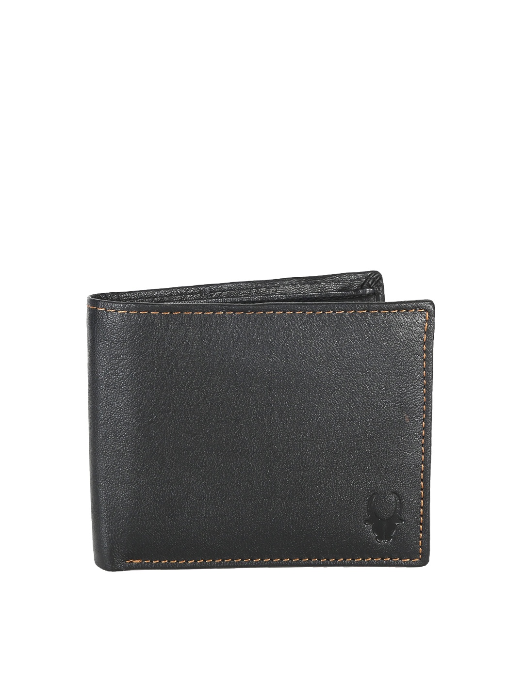 

WildHorn Unisex Black Genuine Leather Wallet