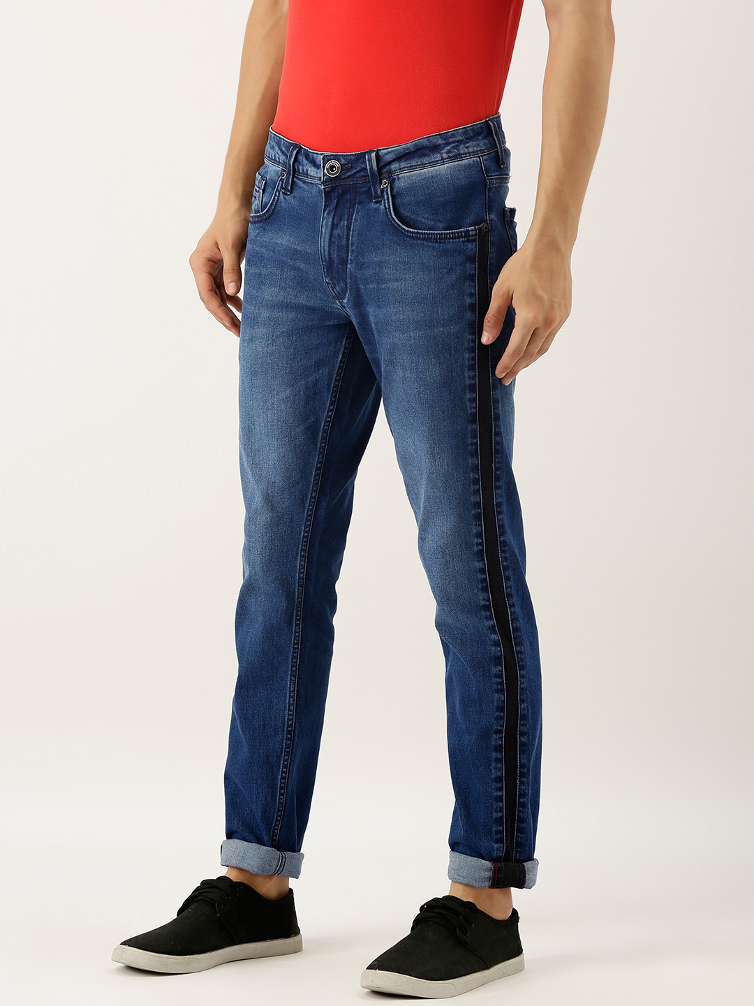 

Being Human Men Blue Skinny Fit Mid-Rise Clean Look Stretchable Jeans