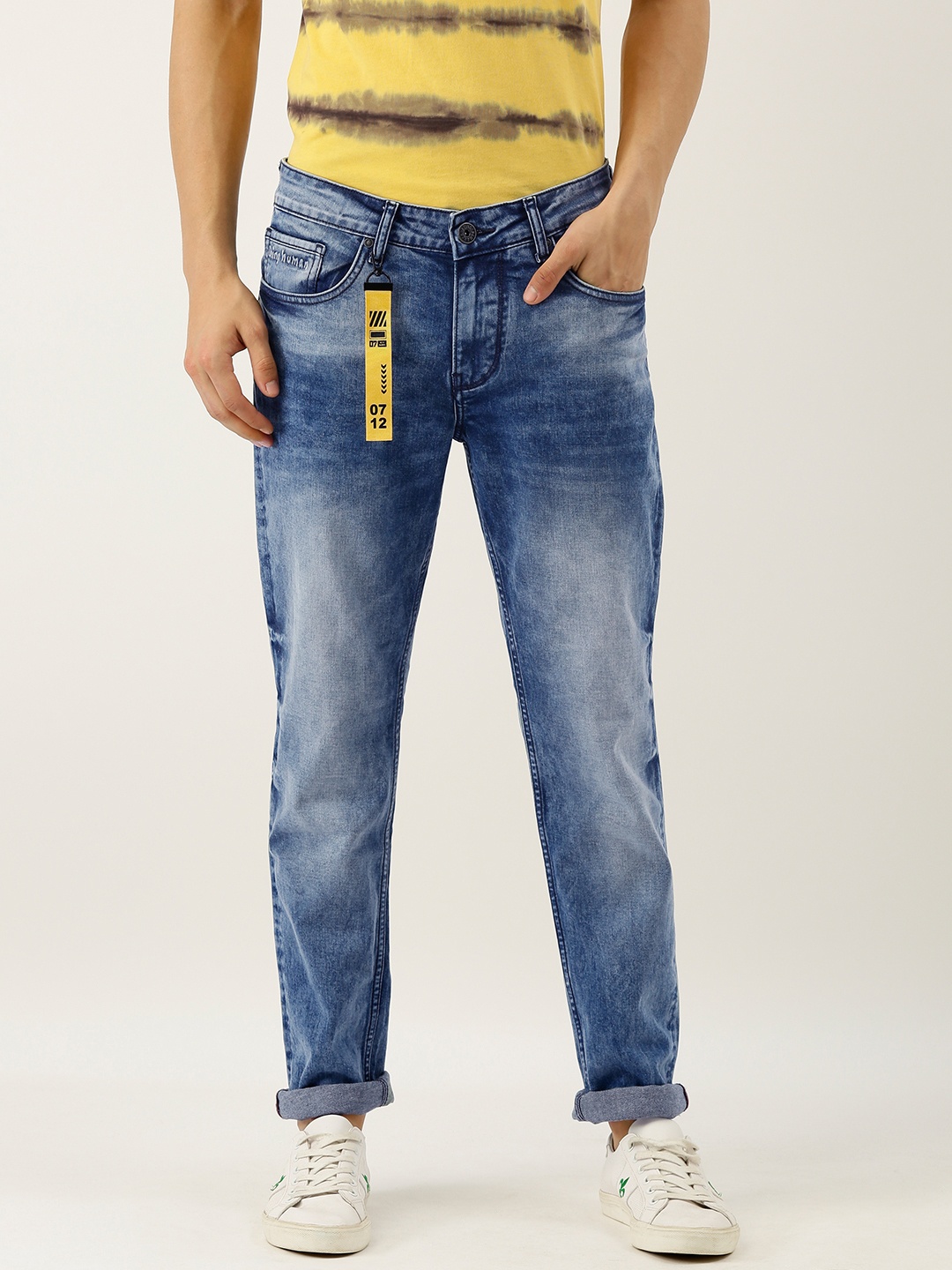 

Being Human Men Blue Skinny Fit Mid-Rise Clean Look Stretchable Jeans