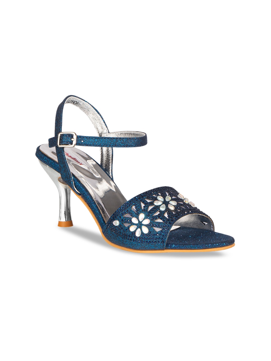 

Khadims Women Navy Blue Embellished Stilettos