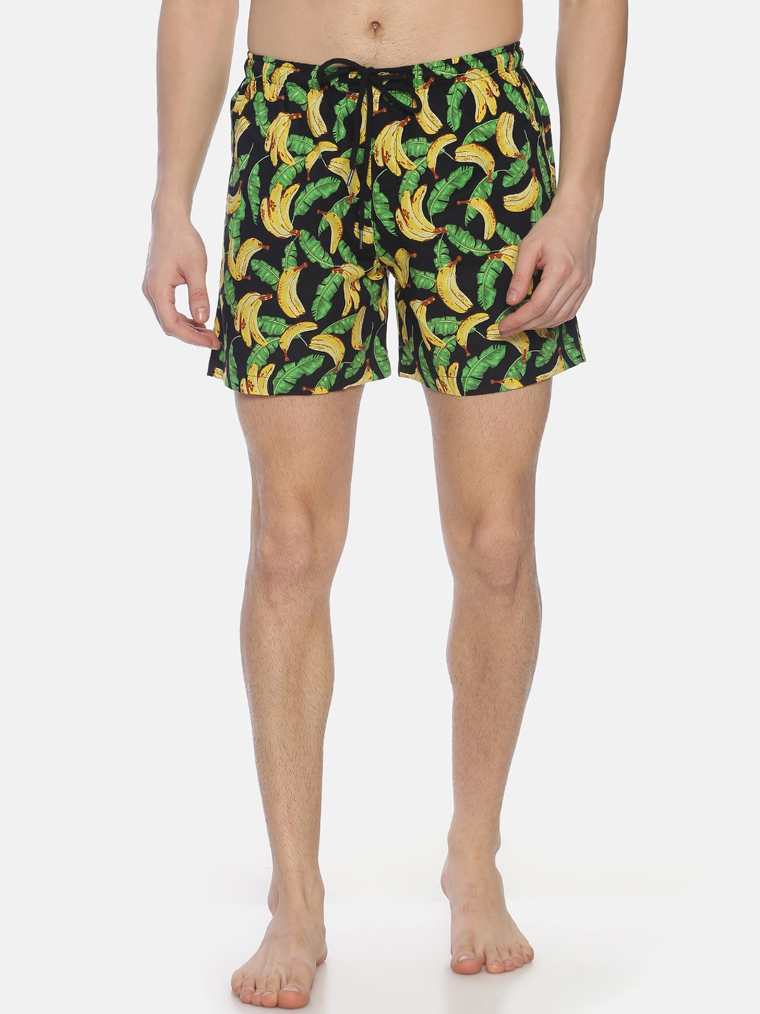 

Bene Kleed Men Black & Green Anti-Bacterial Printed Boxers BOMBS03SC05L34-4047