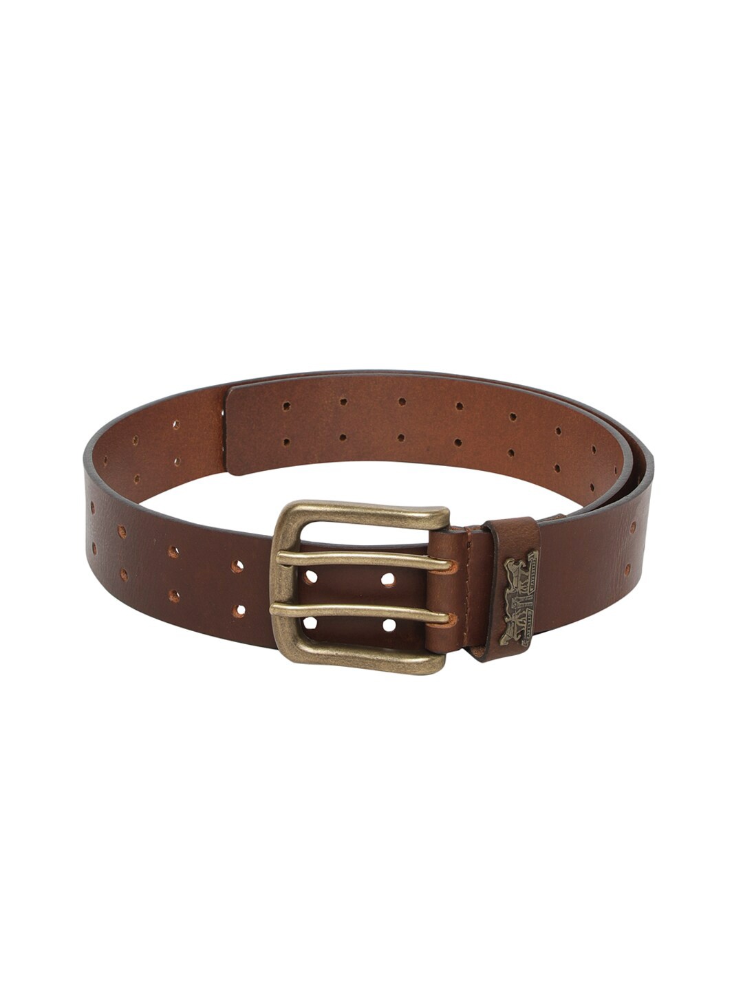 

Levis Men Brown Solid Leather Belt