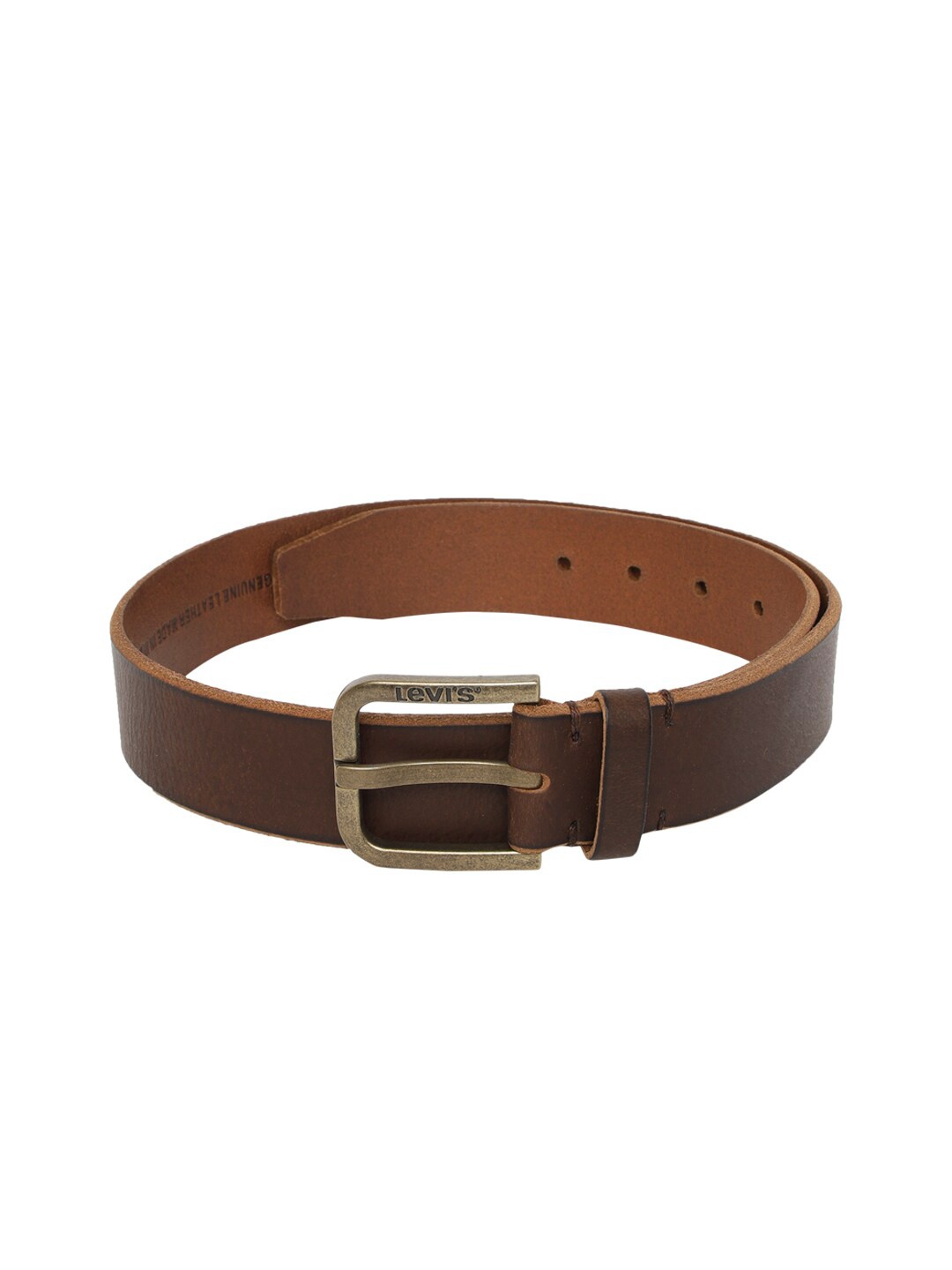 

Levis Men Brown Solid Leather Belt