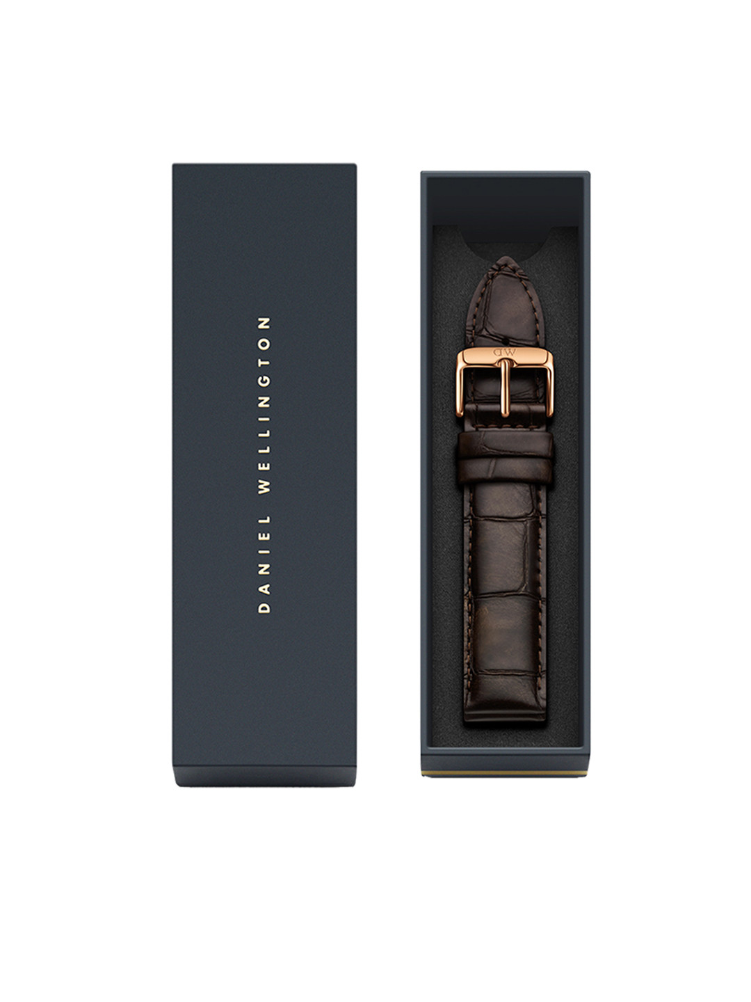 

Daniel Wellington Men Black Leather Watch Strap