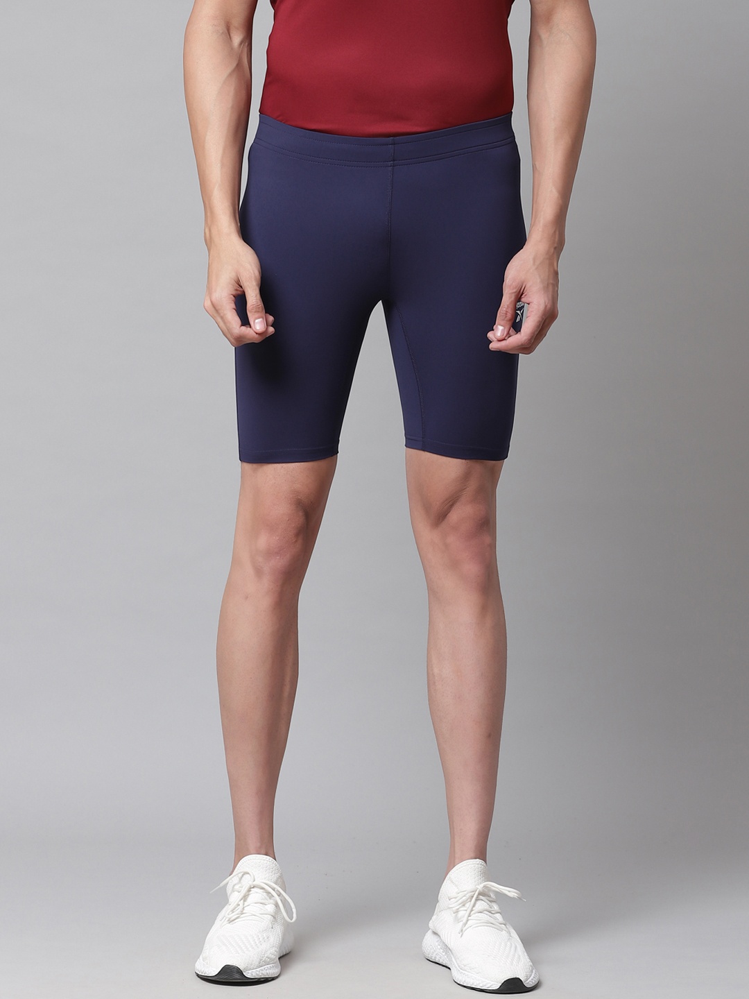 

Reebok Men Purple Boston Track Club Elite Short Tights