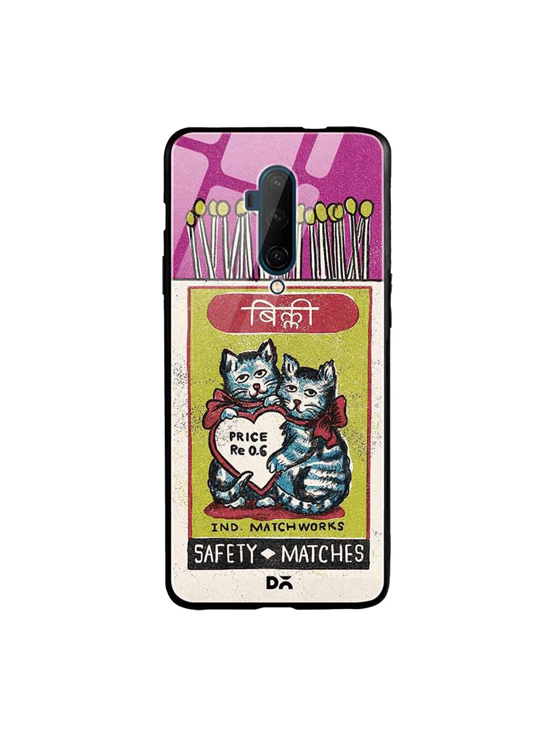 

DailyObjects Purple & Green Billi Matchbox OnePlus 7T Pro Glass Case